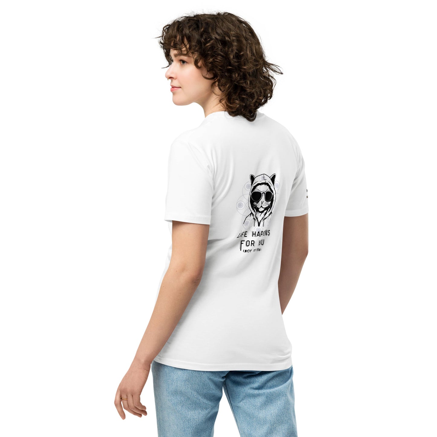Life Happens For You Unisex Premium Tee - My Social Cat Bonafide Boutique LLCLife Happens For You Unisex Premium TeeT-shirtMy Social Cat Bonafide Boutique LLCNaturalScatfor