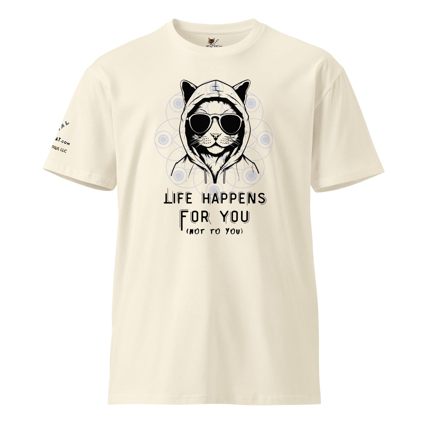 Life Happens For You Unisex Premium Tee - My Social Cat Bonafide Boutique LLCLife Happens For You Unisex Premium TeeT-shirtMy Social Cat Bonafide Boutique LLCNaturalScatfor