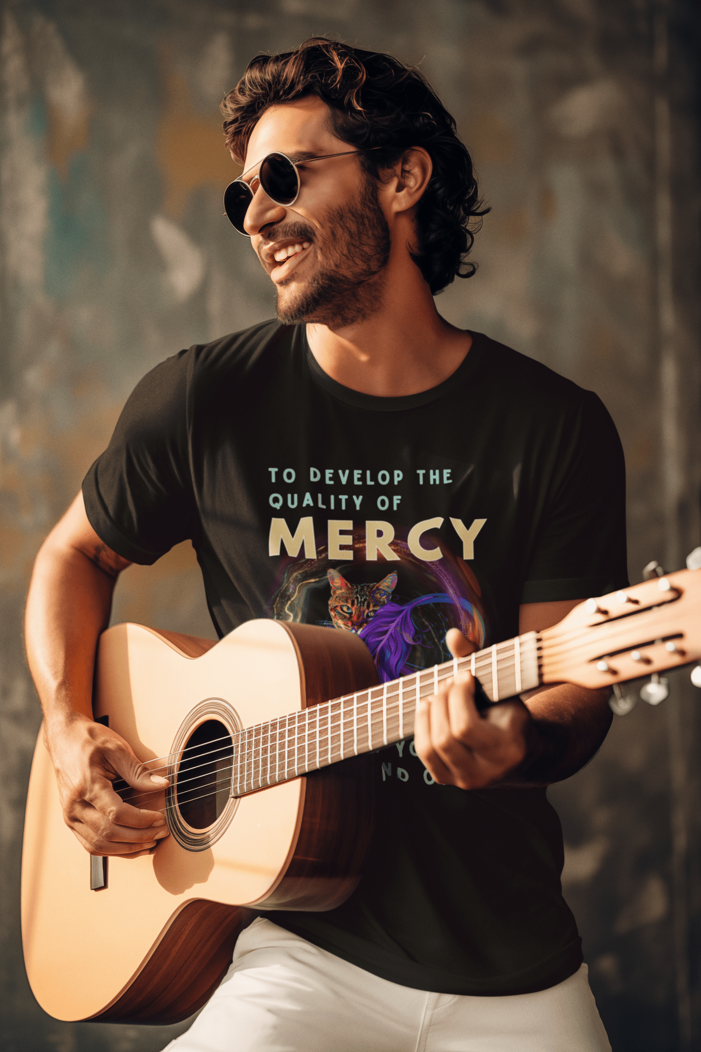 Mercy Unisex Premium Tee - My Social Cat Bonafide Boutique LLCMercy Unisex Premium TeeT-shirtMy Social Cat Bonafide Boutique LLCBlackM