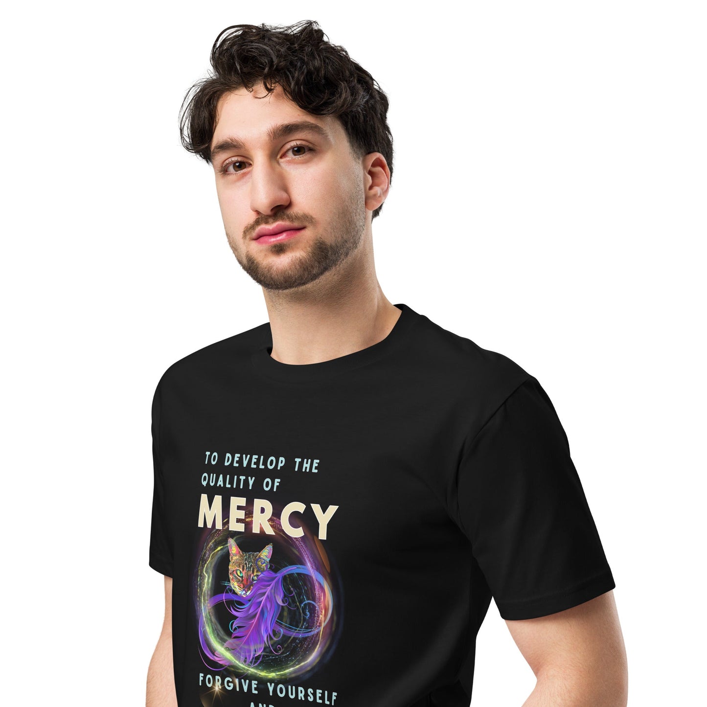 Mercy Unisex Premium Tee - My Social Cat Bonafide Boutique LLCMercy Unisex Premium TeeT-shirtMy Social Cat Bonafide Boutique LLCS