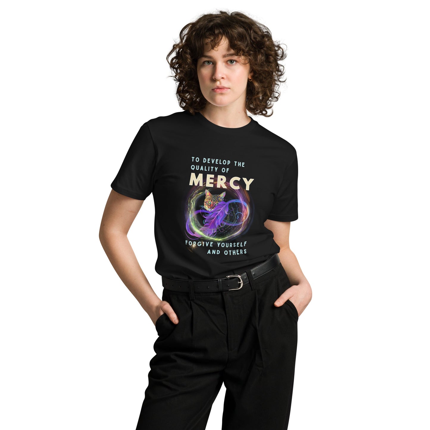 Mercy Unisex Premium Tee - My Social Cat Bonafide Boutique LLCMercy Unisex Premium TeeT-shirtMy Social Cat Bonafide Boutique LLCS