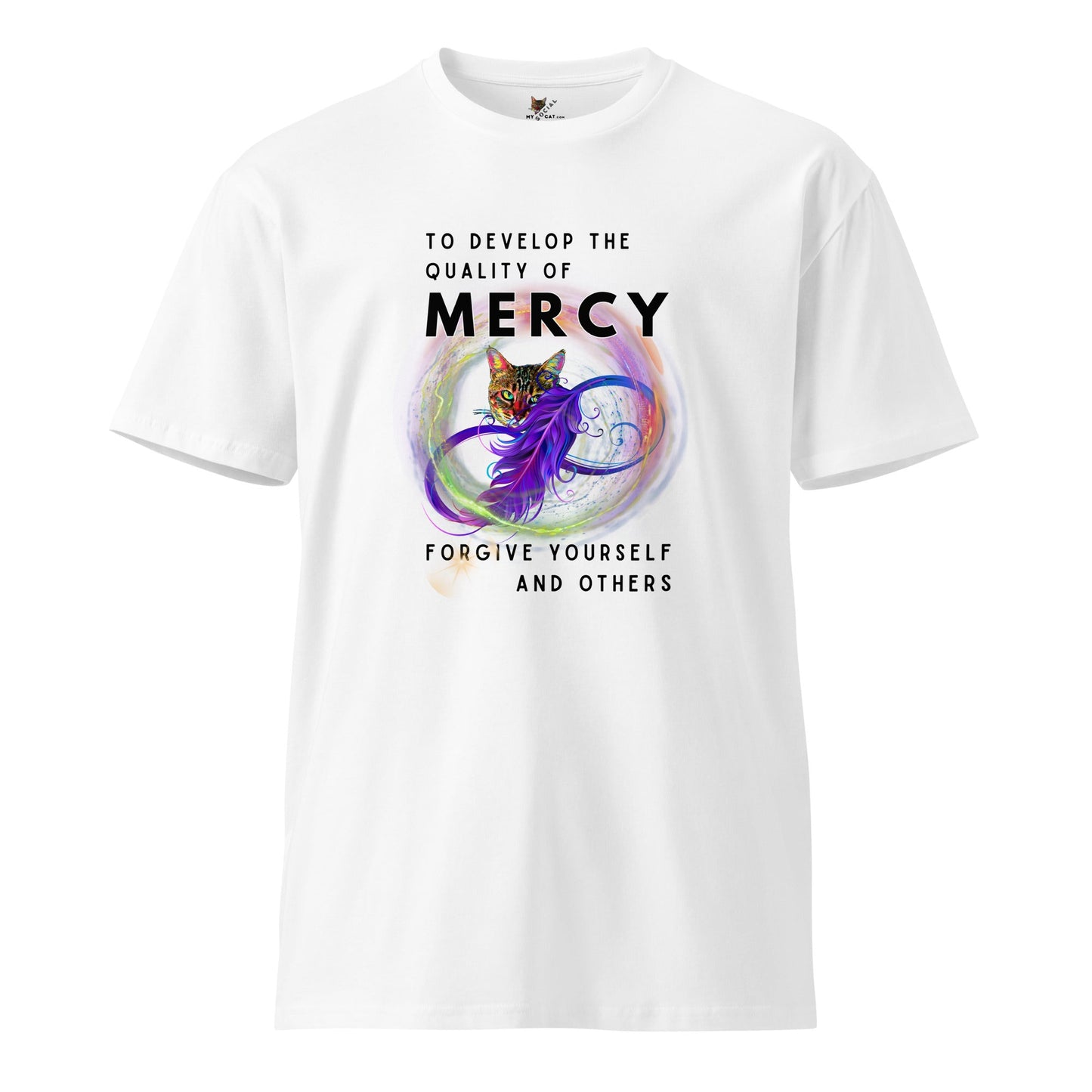 Mercy Unisex Premium Tee - My Social Cat Bonafide Boutique LLCMercy Unisex Premium TeeT-shirtMy Social Cat Bonafide Boutique LLCWhiteS