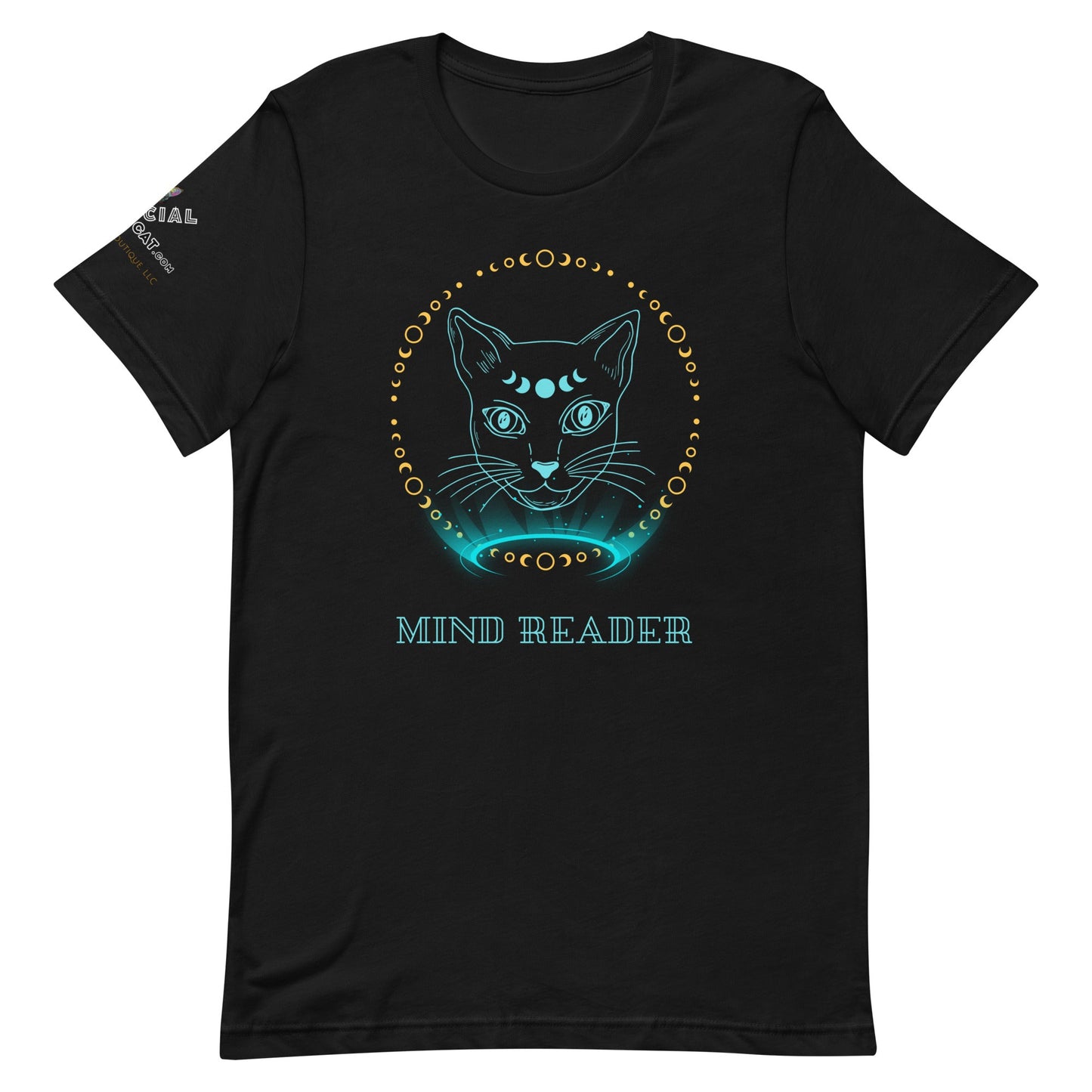 Mind Reader Unisex Tee - My Social Cat Bonafide Boutique LLCMind Reader Unisex TeeT-shirtMy Social Cat Bonafide Boutique LLCBlackXSmindreader