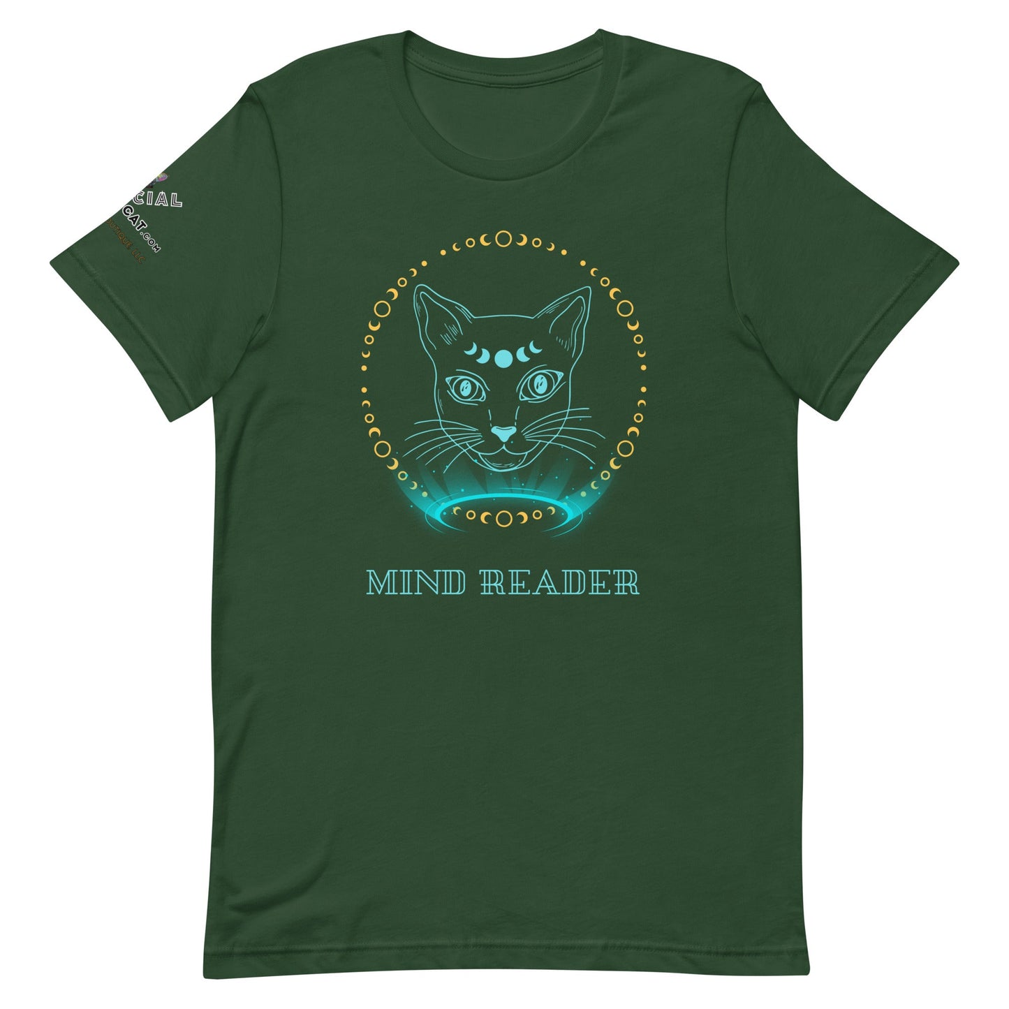 Mind Reader Unisex Tee - My Social Cat Bonafide Boutique LLCMind Reader Unisex TeeT-shirtMy Social Cat Bonafide Boutique LLCForestSmindreader