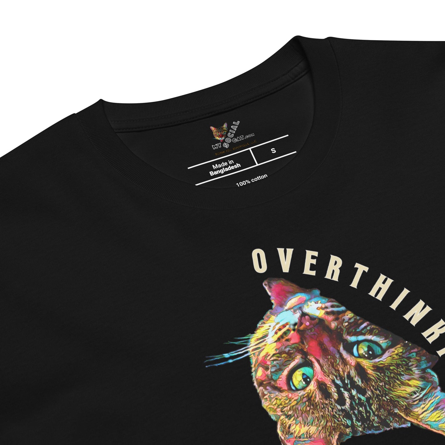Overthinking Unisex Premium Tee - My Social Cat Bonafide Boutique LLCOverthinking Unisex Premium TeeT-shirtMy Social Cat Bonafide Boutique LLCSoverthinkingshirt
