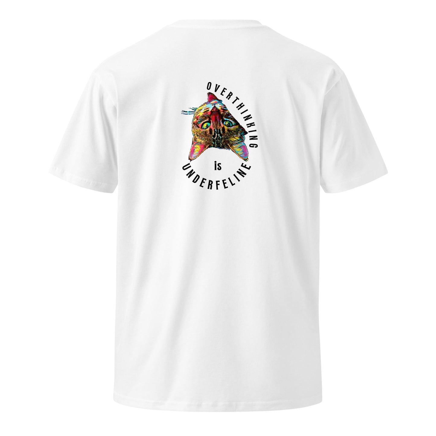 Overthinking Unisex Premium Tee - My Social Cat Bonafide Boutique LLCOverthinking Unisex Premium TeeT-shirtMy Social Cat Bonafide Boutique LLCWhiteSoverthinkingshirt