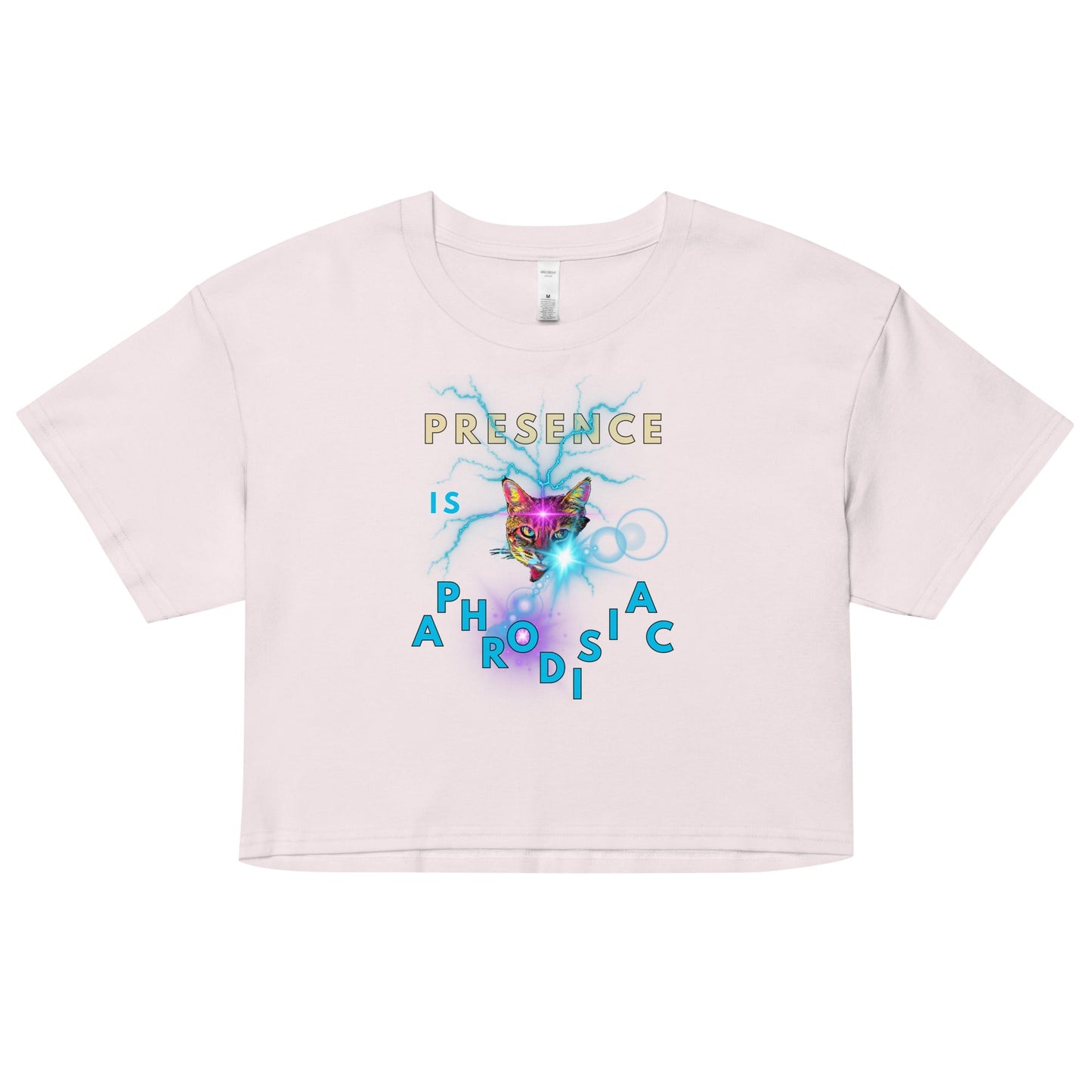 Presence is Aphrodisiac Women’s Crop Top - My Social Cat Bonafide Boutique LLCPresence is Aphrodisiac Women’s Crop Topcrop topMy Social Cat Bonafide Boutique LLCOrchidXSaphrodisiaccrop