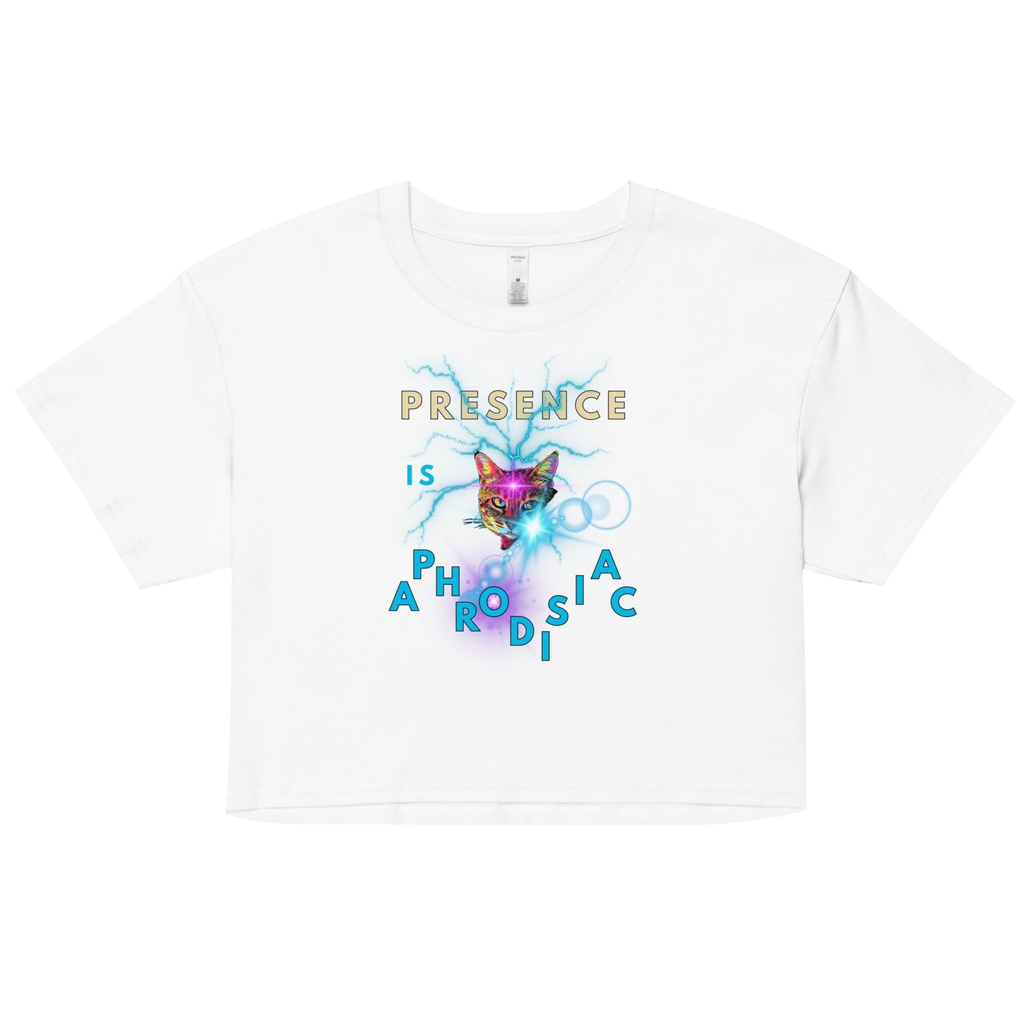 Presence is Aphrodisiac Women’s Crop Top - My Social Cat Bonafide Boutique LLCPresence is Aphrodisiac Women’s Crop Topcrop topMy Social Cat Bonafide Boutique LLCWhiteXSaphrodisiaccrop