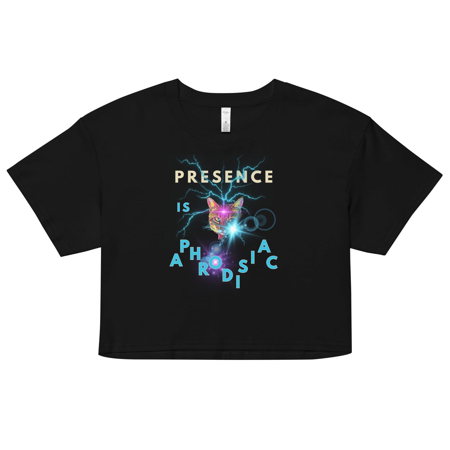 Presence is Aphrodisiac Women’s Crop Top - My Social Cat Bonafide Boutique LLCPresence is Aphrodisiac Women’s Crop Topcrop topMy Social Cat Bonafide Boutique LLCXSaphrodisiaccrop