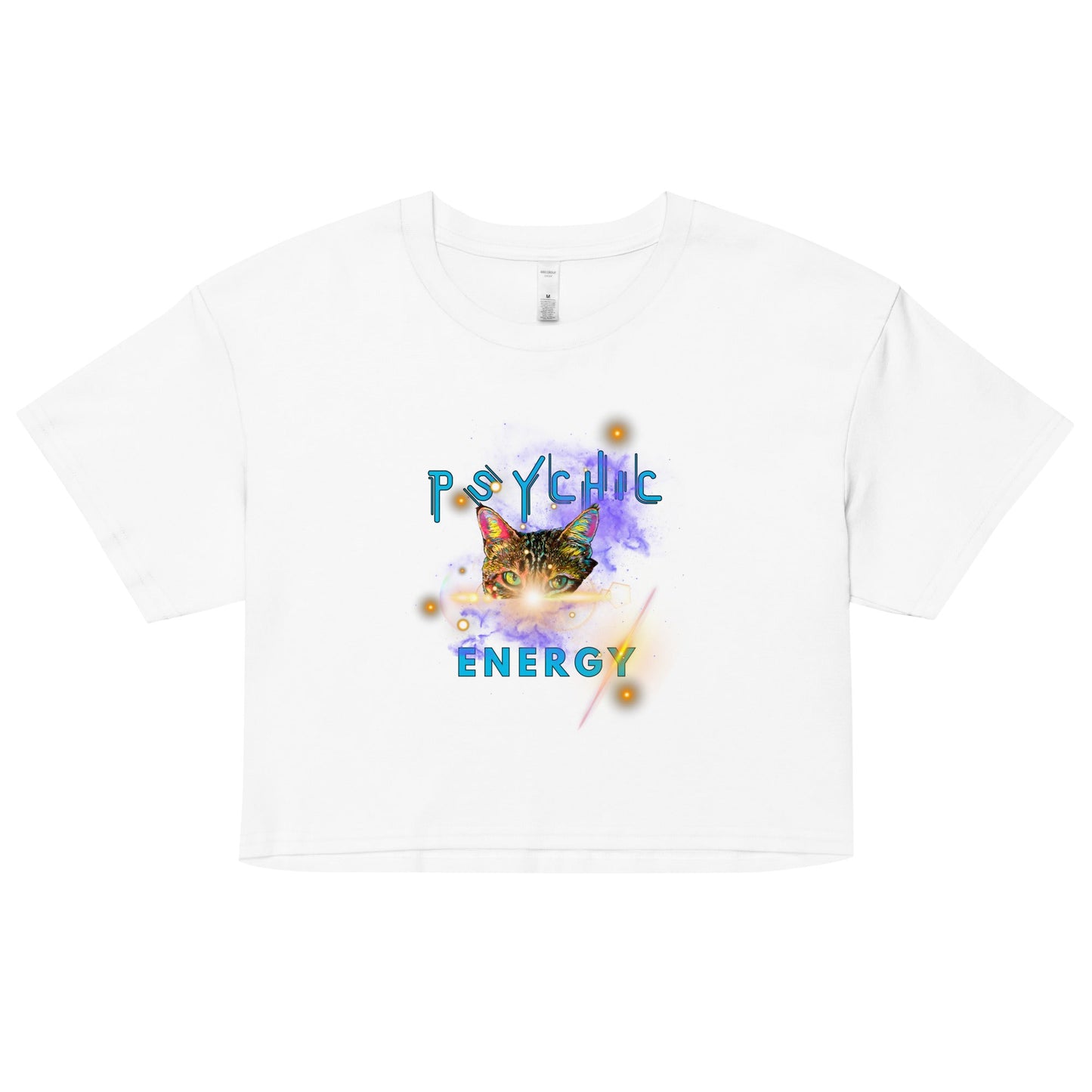 Psychic Energy Women’s Crop Top - My Social Cat Bonafide Boutique LLCPsychic Energy Women’s Crop Topcrop topMy Social Cat Bonafide Boutique LLCWhiteXScropenergy