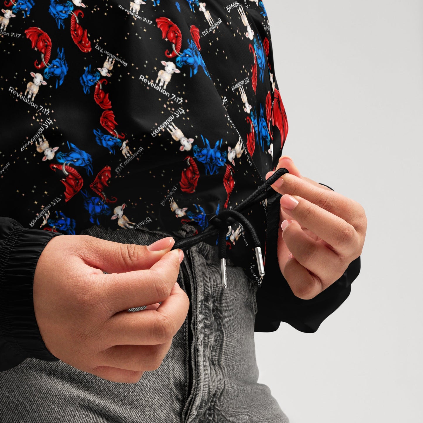 Revelation Women’s Cropped Windbreaker in Black - My Social Cat Bonafide Boutique LLCRevelation Women’s Cropped Windbreaker in BlackWindbreakerMy Social Cat Bonafide Boutique LLCXSallbreaker