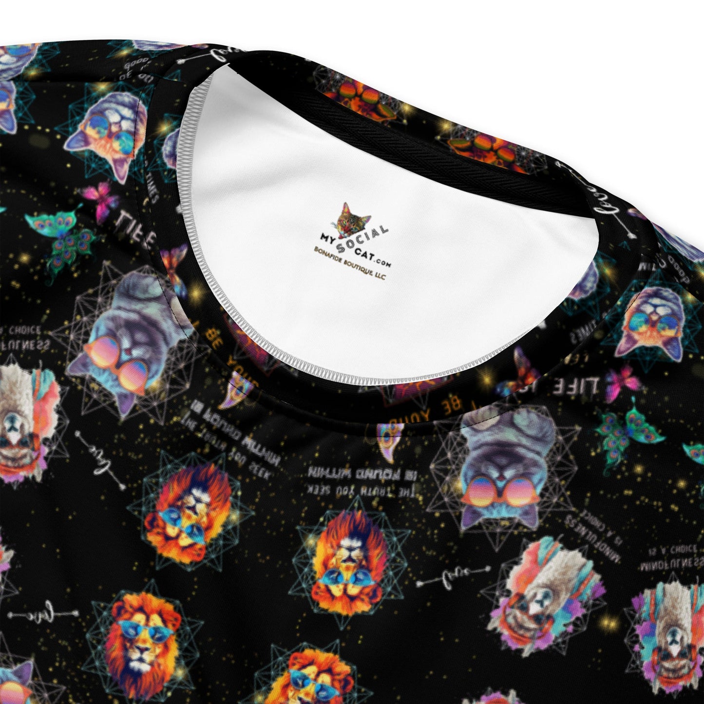 Rose Colored Glasses All Over Print Unisex Sweatshirt - My Social Cat Bonafide Boutique LLCRose Colored Glasses All Over Print Unisex SweatshirtSweatshirtMy Social Cat Bonafide Boutique LLCXScatglasses