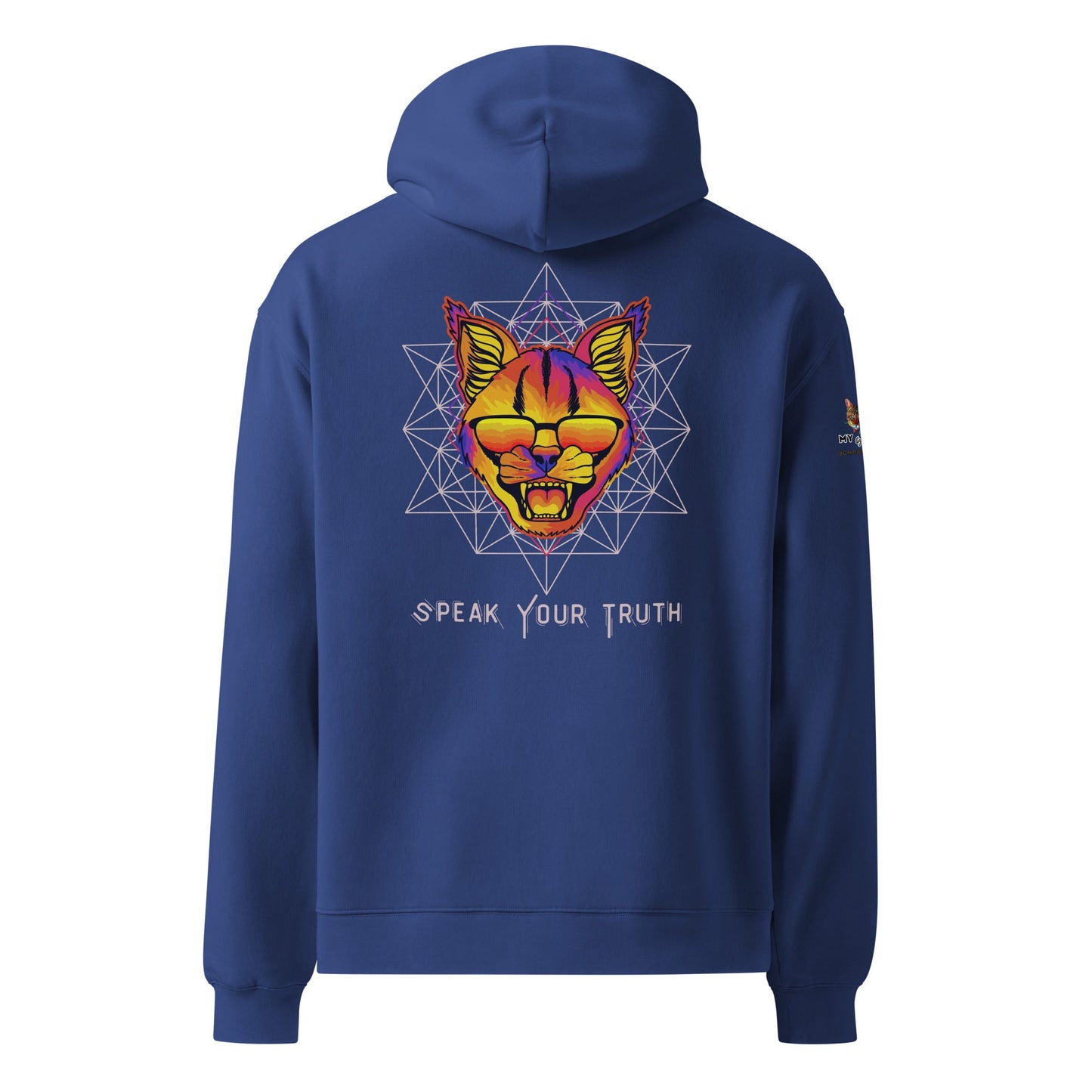 Speak Your Truth Unisex Plush Hoodie - My Social Cat Bonafide Boutique LLCSpeak Your Truth Unisex Plush HoodieHooded sweatshirtMy Social Cat Bonafide Boutique LLCCobaltShoodiepremium