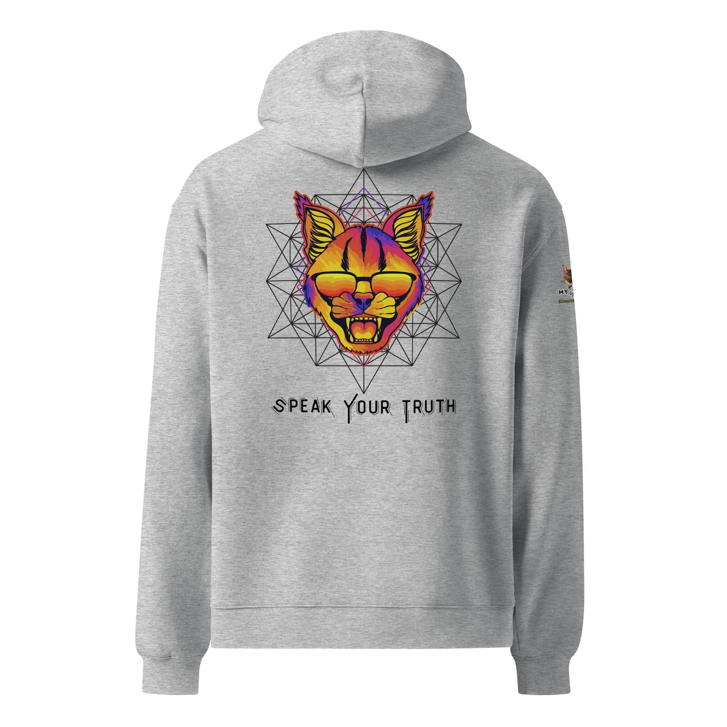 Speak Your Truth Unisex Plush Hoodie - My Social Cat Bonafide Boutique LLCSpeak Your Truth Unisex Plush HoodieHooded sweatshirtMy Social Cat Bonafide Boutique LLCAthletic HeatherShoodiepremium
