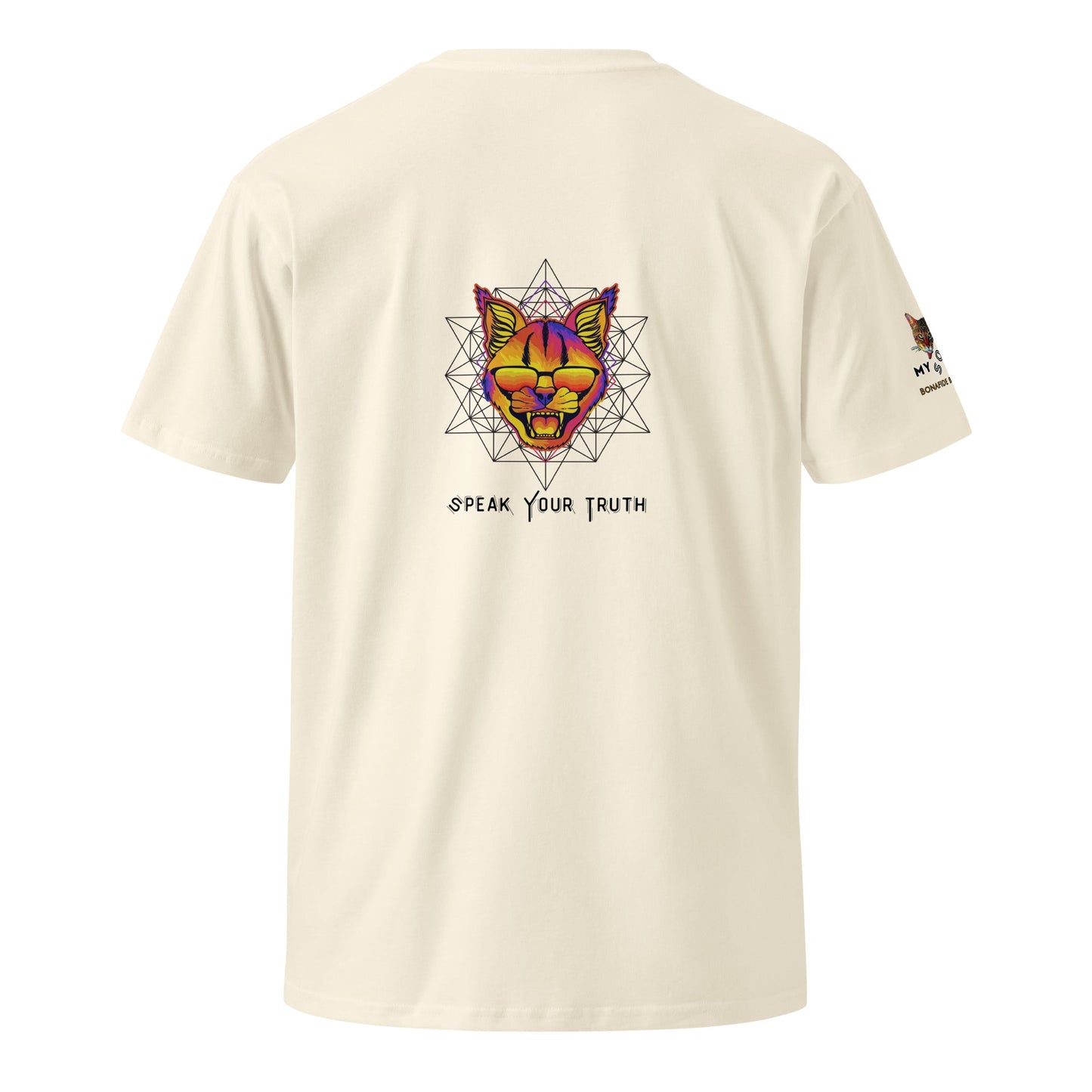 Speak Your Truth Unisex Premium Tee - My Social Cat Bonafide Boutique LLCSpeak Your Truth Unisex Premium TeeT-shirtMy Social Cat Bonafide Boutique LLCCharcoalScatpremium