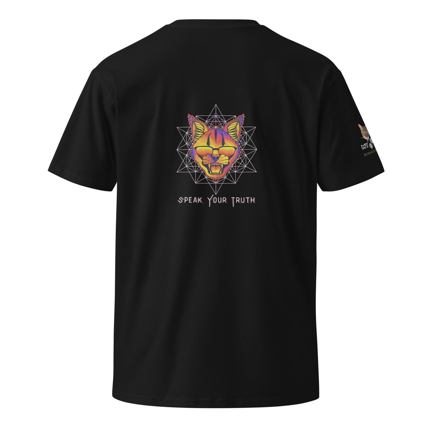 Speak Your Truth Unisex Premium Tee - My Social Cat Bonafide Boutique LLCSpeak Your Truth Unisex Premium TeeT-shirtMy Social Cat Bonafide Boutique LLCNaturalScatpremium