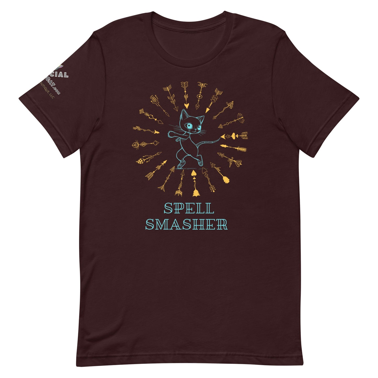 Spell Smasher Unisex Tee - My Social Cat Bonafide Boutique LLCSpell Smasher Unisex TeeT-shirtMy Social Cat Bonafide Boutique LLCOxblood BlackSshirtsmasher