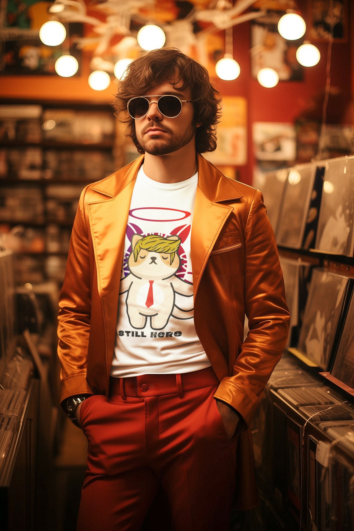 Still Here Unisex Tee - My Social Cat Bonafide Boutique LLCStill Here Unisex TeeT-shirtMy Social Cat Bonafide Boutique LLCBlackXSbellahere