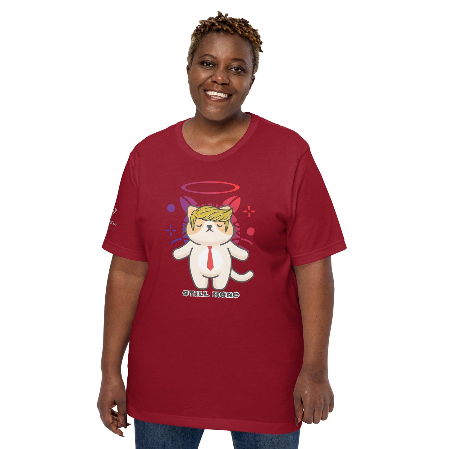 Still Here Unisex Tee - My Social Cat Bonafide Boutique LLCStill Here Unisex TeeT - shirtMy Social Cat Bonafide Boutique LLCBlackXSbellahere