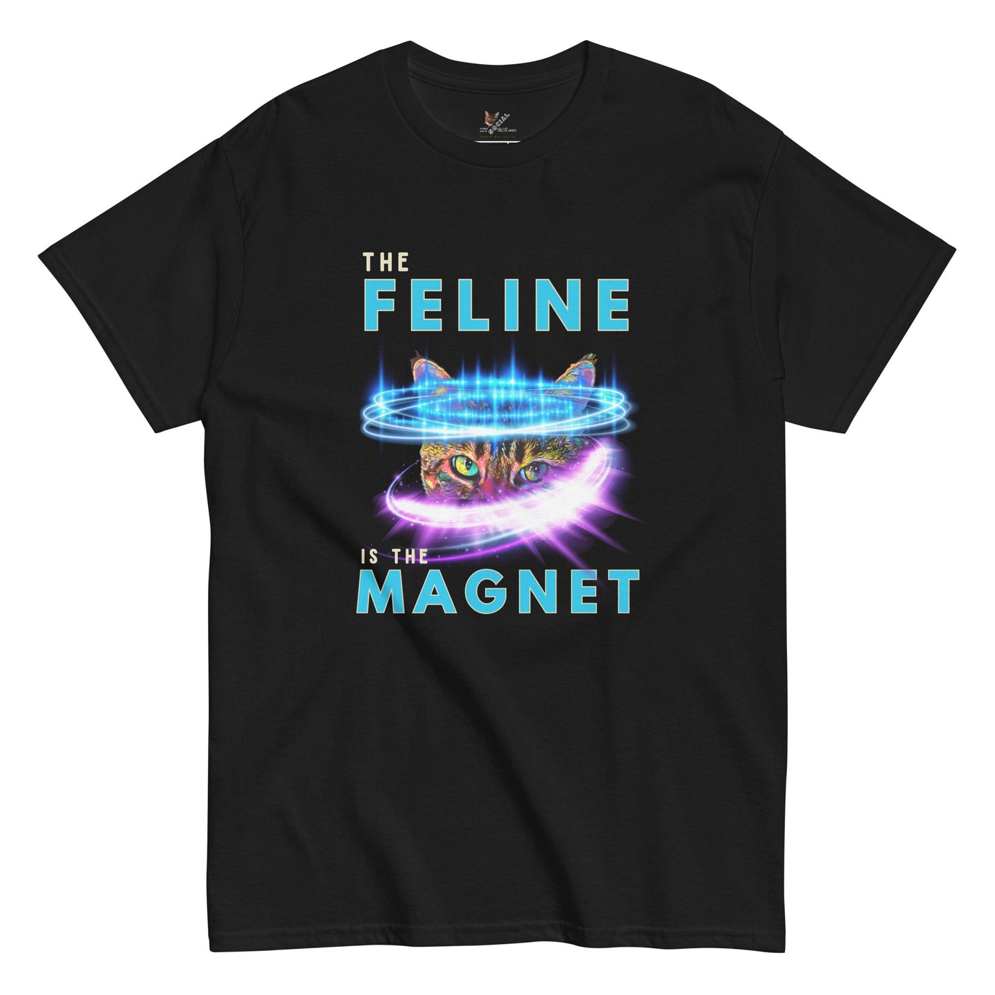 The Feline is the Magnet Unisex Classic Tee - My Social Cat Bonafide Boutique LLCThe Feline is the Magnet Unisex Classic TeeT-shirtMy Social Cat Bonafide Boutique LLCBlackMclassicfeeling