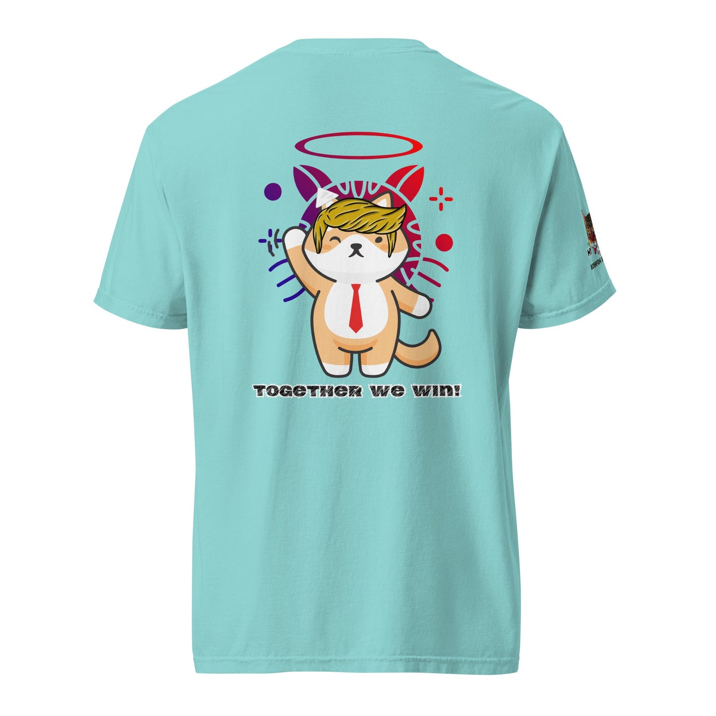 Together We Win Unisex Comfort Colors Heavyweight Tee - My Social Cat Bonafide Boutique LLCTogether We Win Unisex Comfort Colors Heavyweight TeeT - shirtMy Social Cat Bonafide Boutique LLCLagoon BlueSheavyweighttee