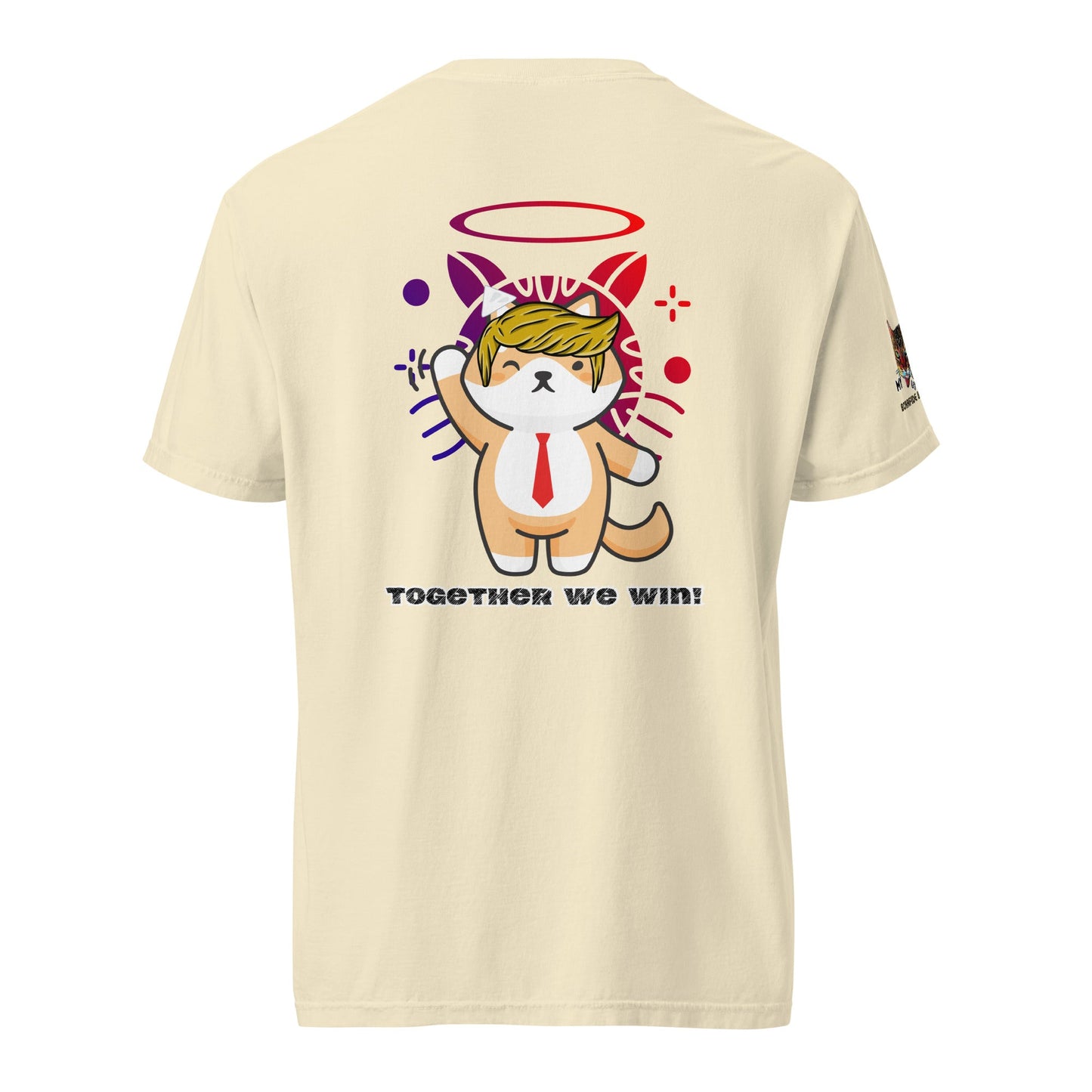 Together We Win Unisex Comfort Colors Heavyweight Tee - My Social Cat Bonafide Boutique LLCTogether We Win Unisex Comfort Colors Heavyweight TeeT - shirtMy Social Cat Bonafide Boutique LLCIvorySheavyweighttee