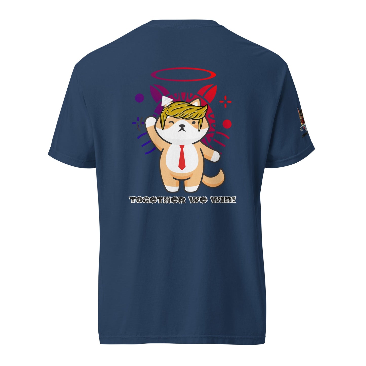 Together We Win Unisex Comfort Colors Heavyweight Tee - My Social Cat Bonafide Boutique LLC