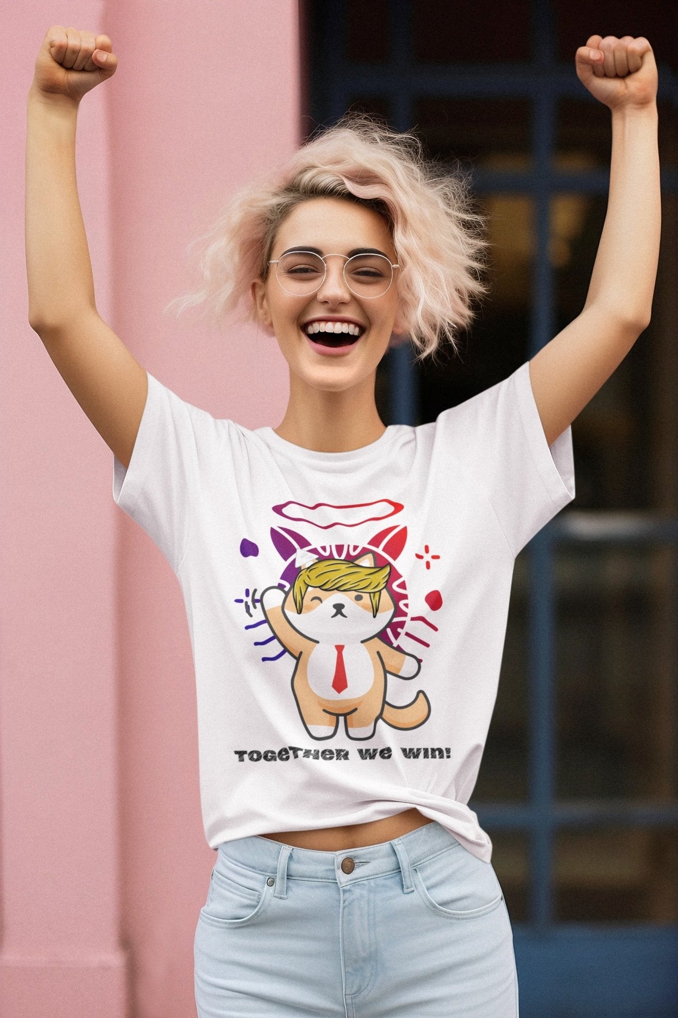 Together We Win Unisex Tee - My Social Cat Bonafide Boutique LLCTogether We Win Unisex TeeT-shirtMy Social Cat Bonafide Boutique LLCBlackXScatshirt