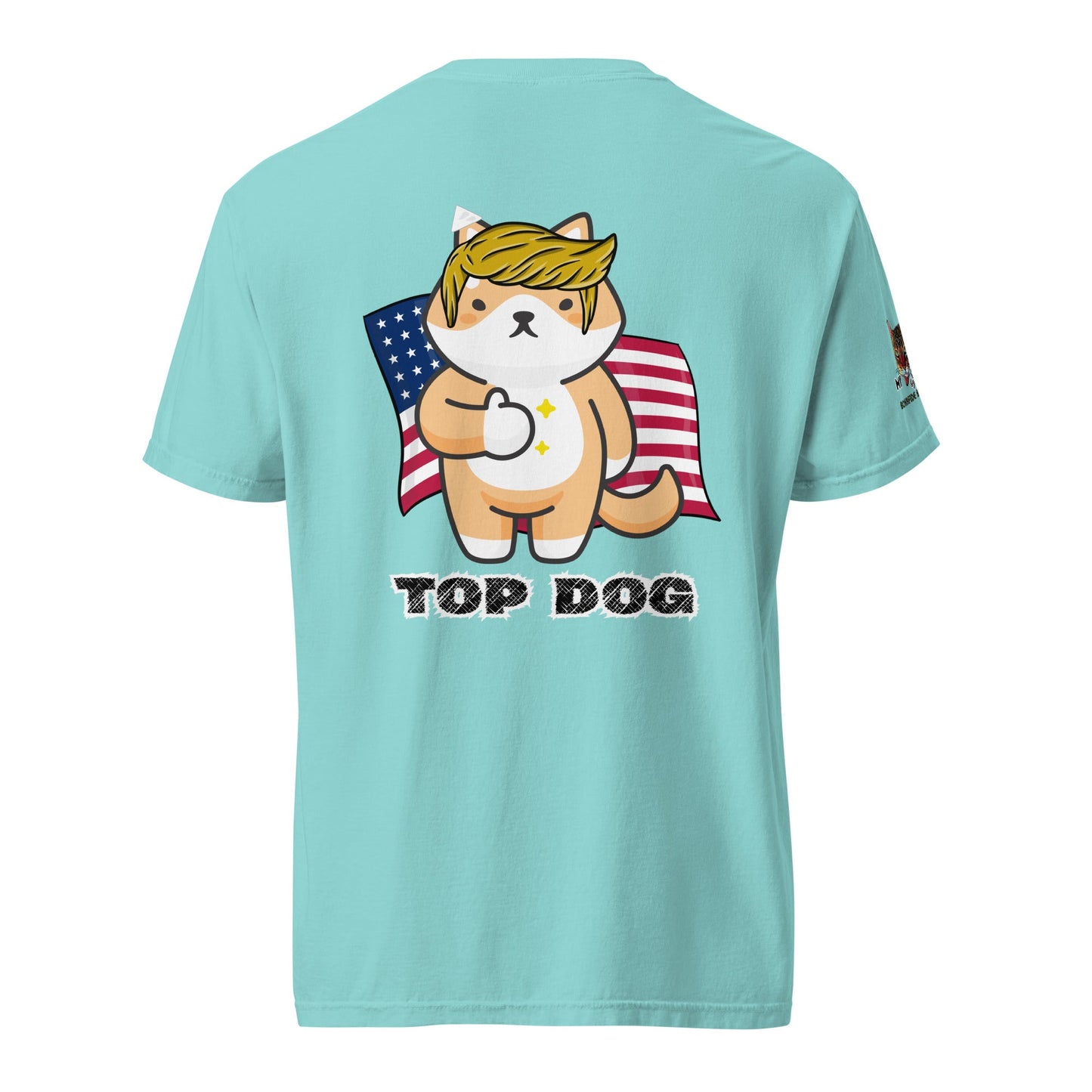 Top Dog Unisex Comfort Colors Heavyweight Tee - My Social Cat Bonafide Boutique LLCTop Dog Unisex Comfort Colors Heavyweight TeeT - shirtMy Social Cat Bonafide Boutique LLCLagoon BlueSbackdog