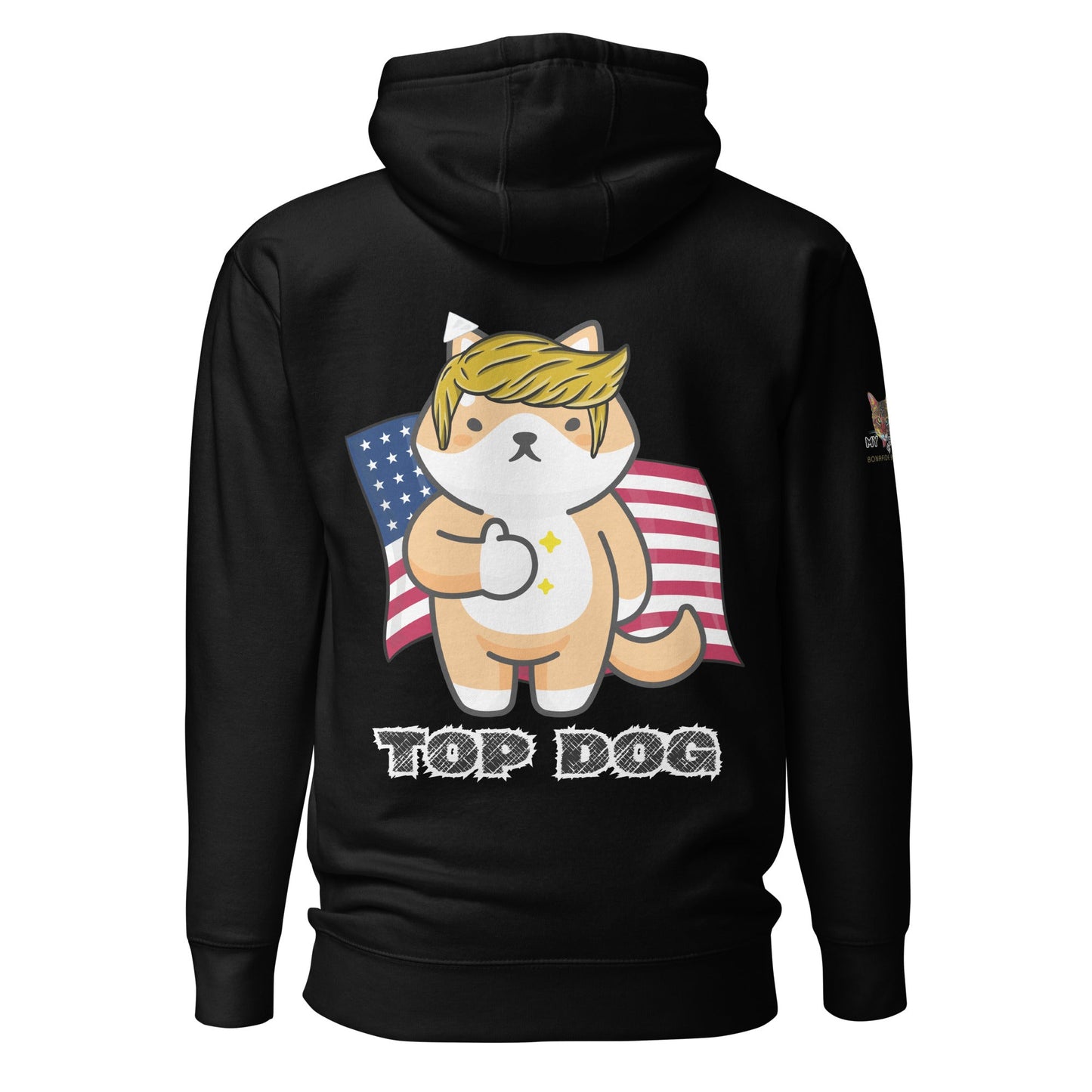 Top Dog Unisex Cozy Hoodie - My Social Cat Bonafide Boutique LLCTop Dog Unisex Cozy HoodieHooded sweatshirtMy Social Cat Bonafide Boutique LLCBlackSdoghoodie