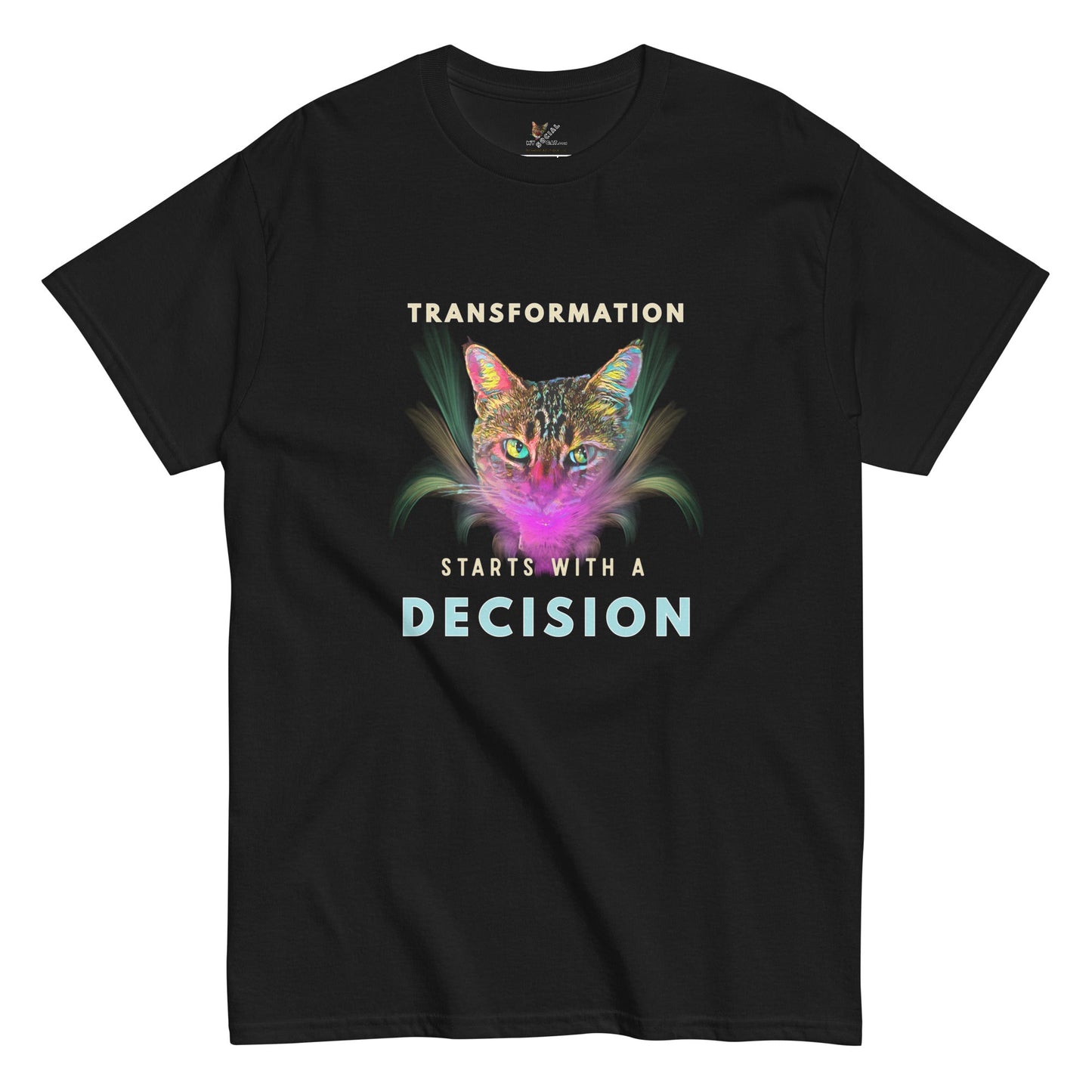 Transformation is a Decision Unisex Classic Tee - My Social Cat Bonafide Boutique LLCTransformation is a Decision Unisex Classic TeeT-shirtMy Social Cat Bonafide Boutique LLCSdecisionshirt