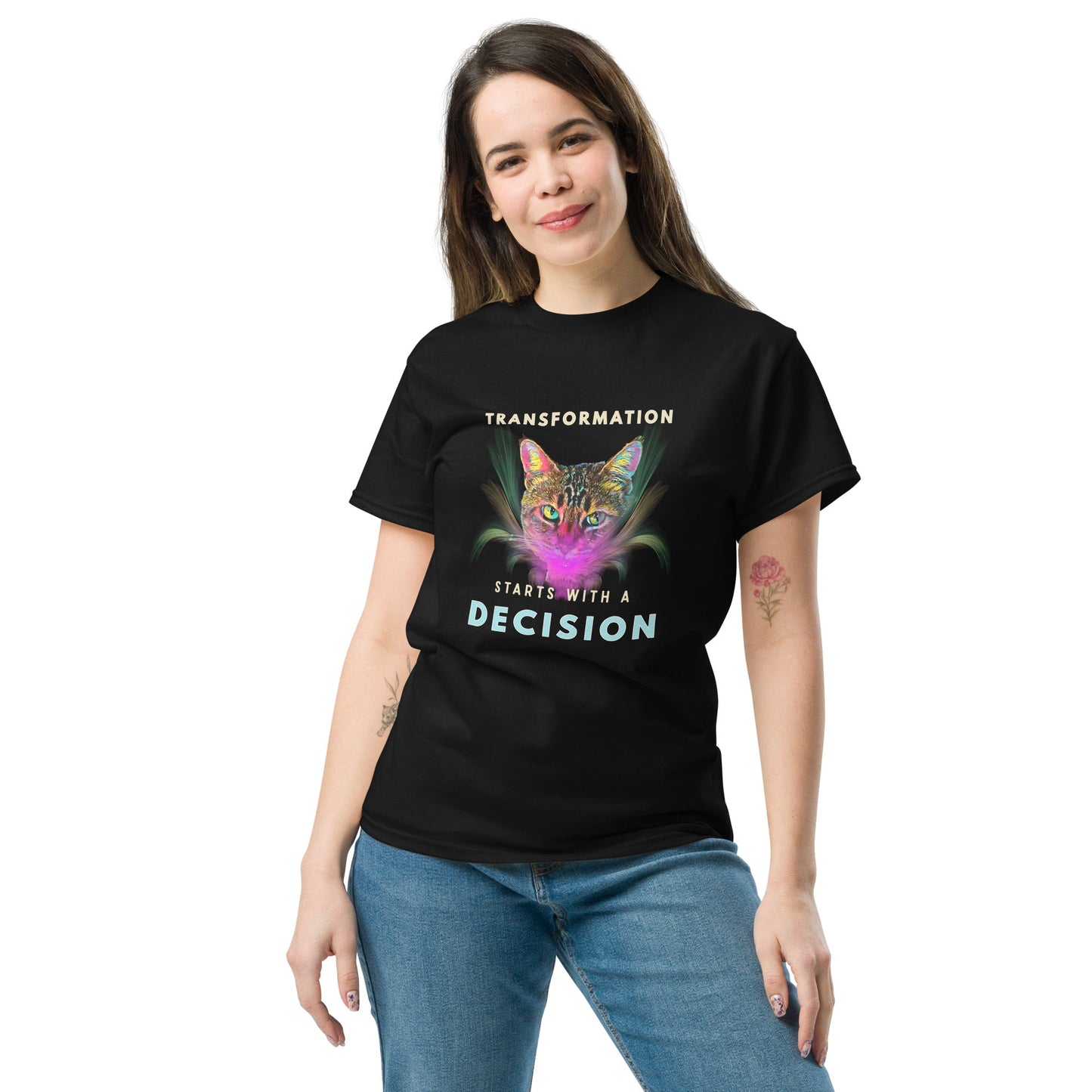 Transformation is a Decision Unisex Classic Tee - My Social Cat Bonafide Boutique LLCTransformation is a Decision Unisex Classic TeeT-shirtMy Social Cat Bonafide Boutique LLCSdecisionshirt