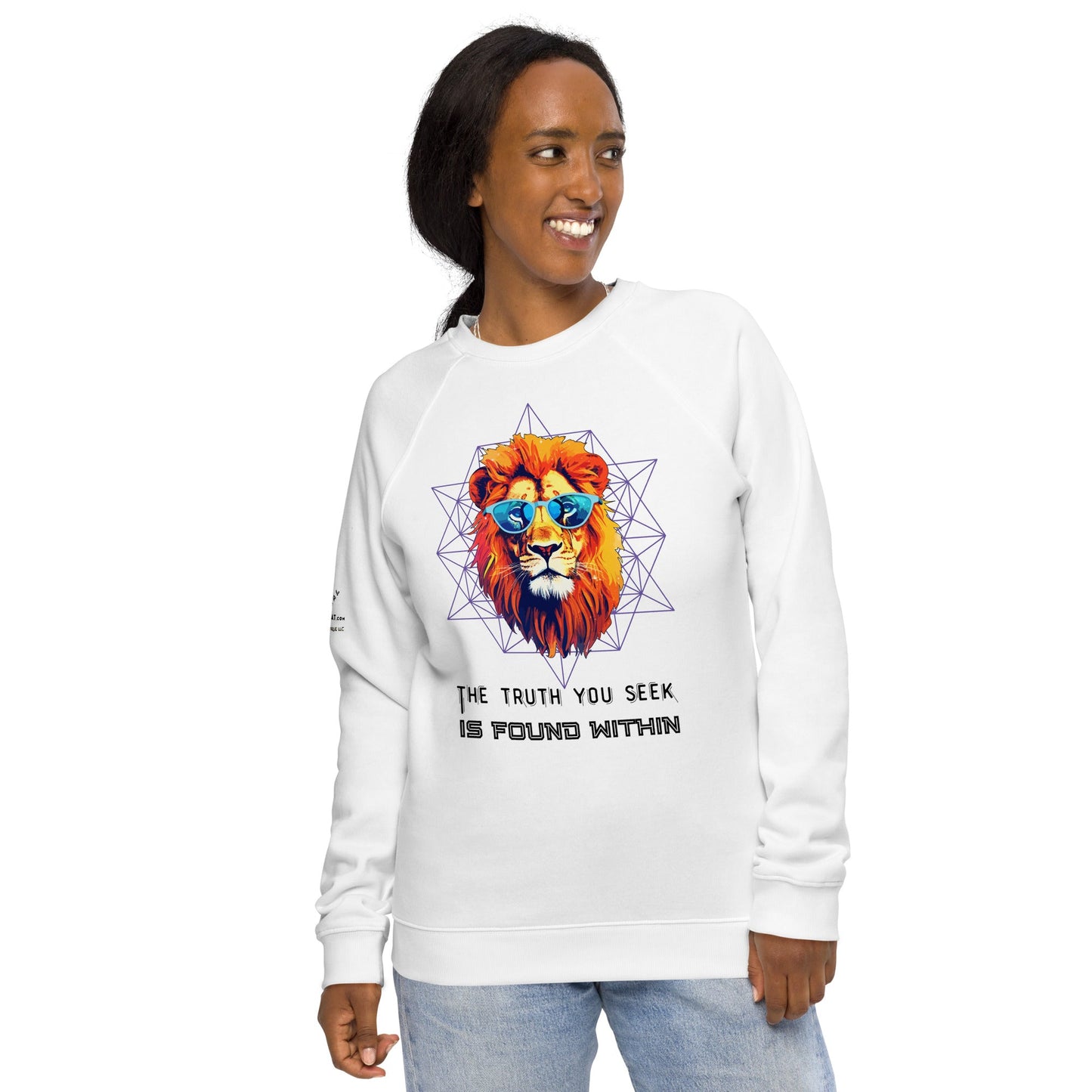 Truth You Seek Plush Organic Sweatshirt - My Social Cat Bonafide Boutique LLCTruth You Seek Plush Organic SweatshirtSweatshirtMy Social Cat Bonafide Boutique LLCWhiteXSorganicplush