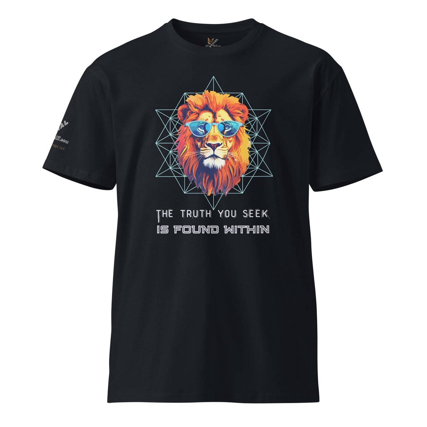 Truth You Seek Unisex Premium Tee - My Social Cat Bonafide Boutique LLCTruth You Seek Unisex Premium TeeT-shirtMy Social Cat Bonafide Boutique LLCNavySlionpremium