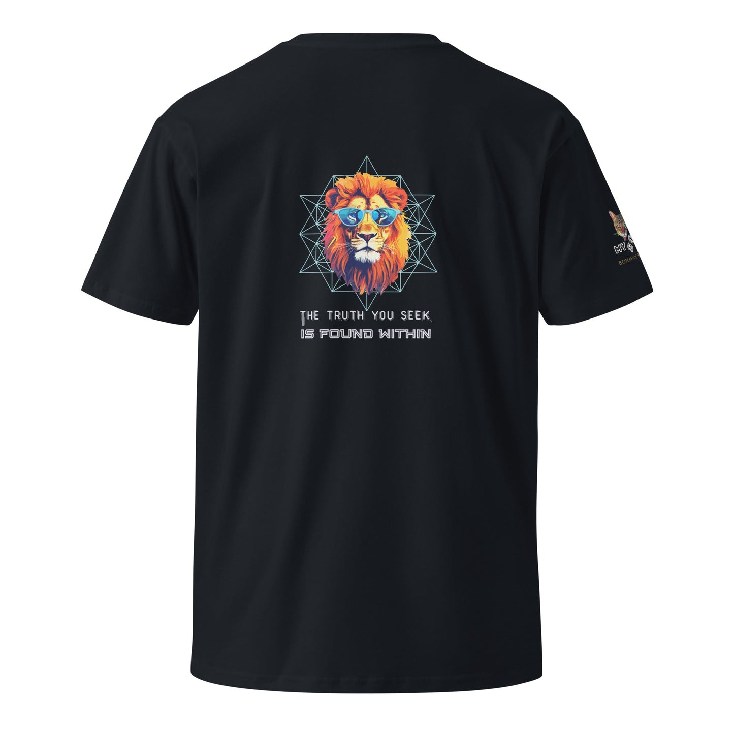 Truth You Seek Unisex Premium Tee - My Social Cat Bonafide Boutique LLCTruth You Seek Unisex Premium TeeT-shirtMy Social Cat Bonafide Boutique LLCNavySlionpremium