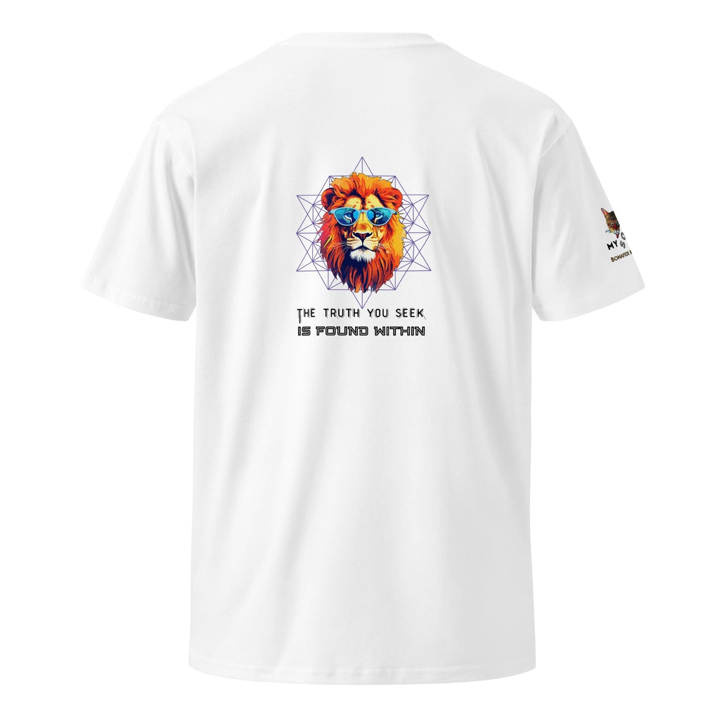 Truth You Seek Unisex Premium Tee - My Social Cat Bonafide Boutique LLCTruth You Seek Unisex Premium TeeT-shirtMy Social Cat Bonafide Boutique LLCWhiteSlionpremium