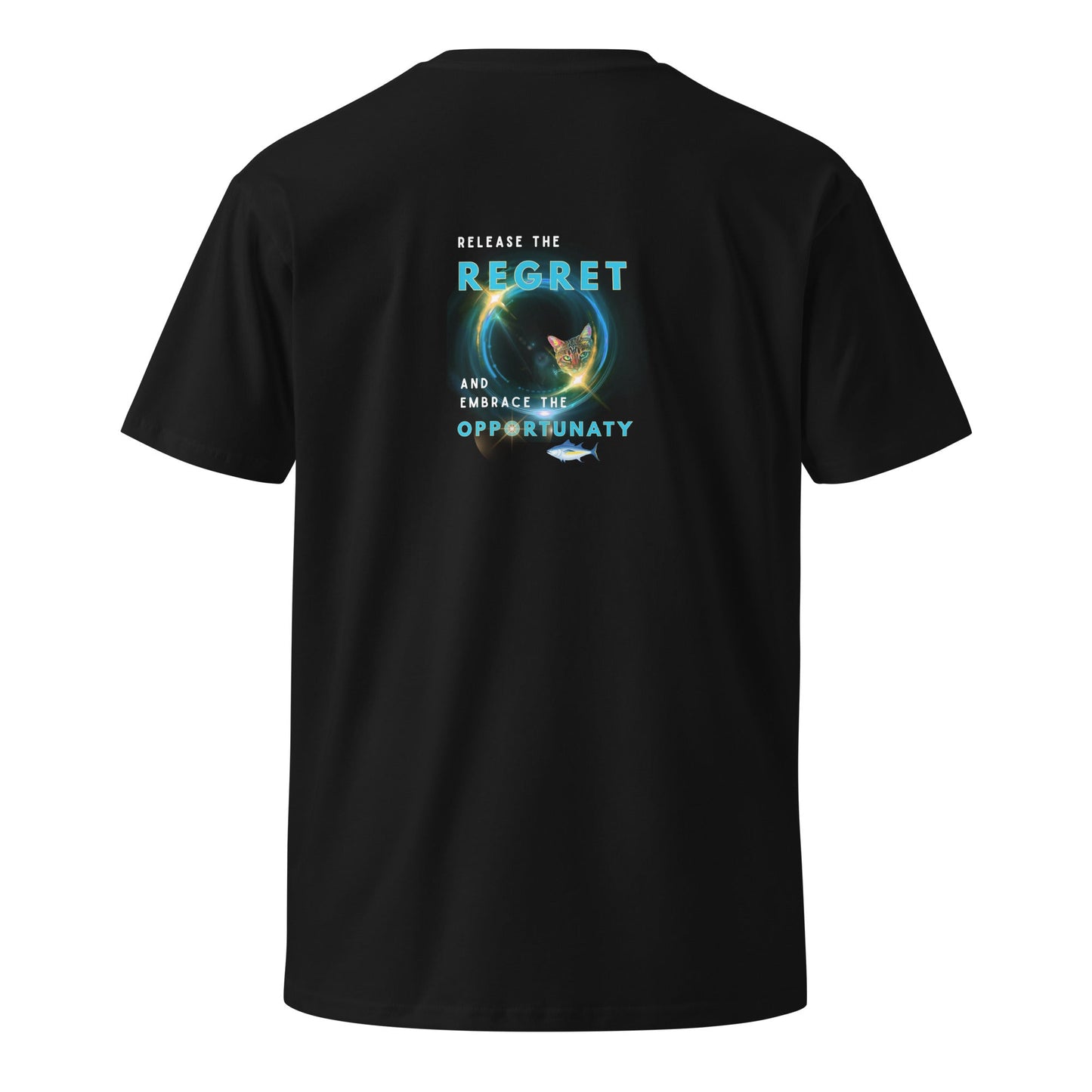 Tuna Unisex Premium Tee - My Social Cat Bonafide Boutique LLCTuna Unisex Premium TeeT-shirtMy Social Cat Bonafide Boutique LLCBlackMregretshirt
