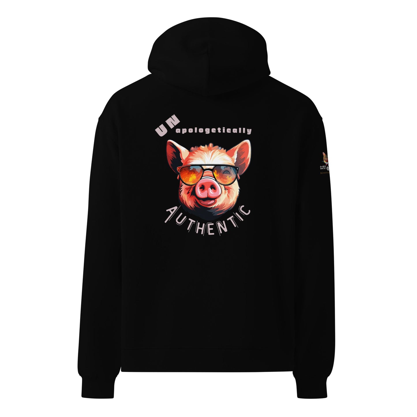 Unapologetically Authentic Unisex Plush Hoodie - My Social Cat Bonafide Boutique LLCUnapologetically Authentic Unisex Plush HoodieHooded sweatshirtMy Social Cat Bonafide Boutique LLCBlackSauthenticauthenticity