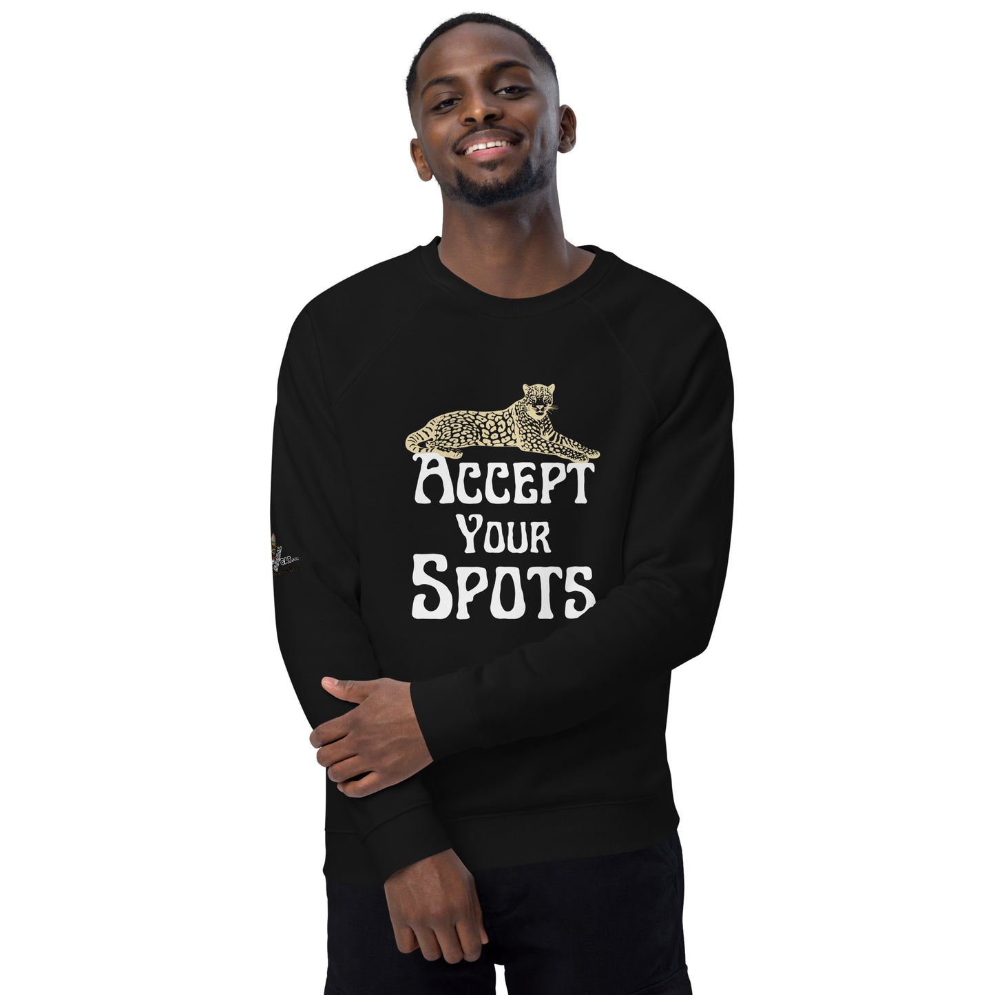 Accept Your Spots Plush Organic sweatshirt