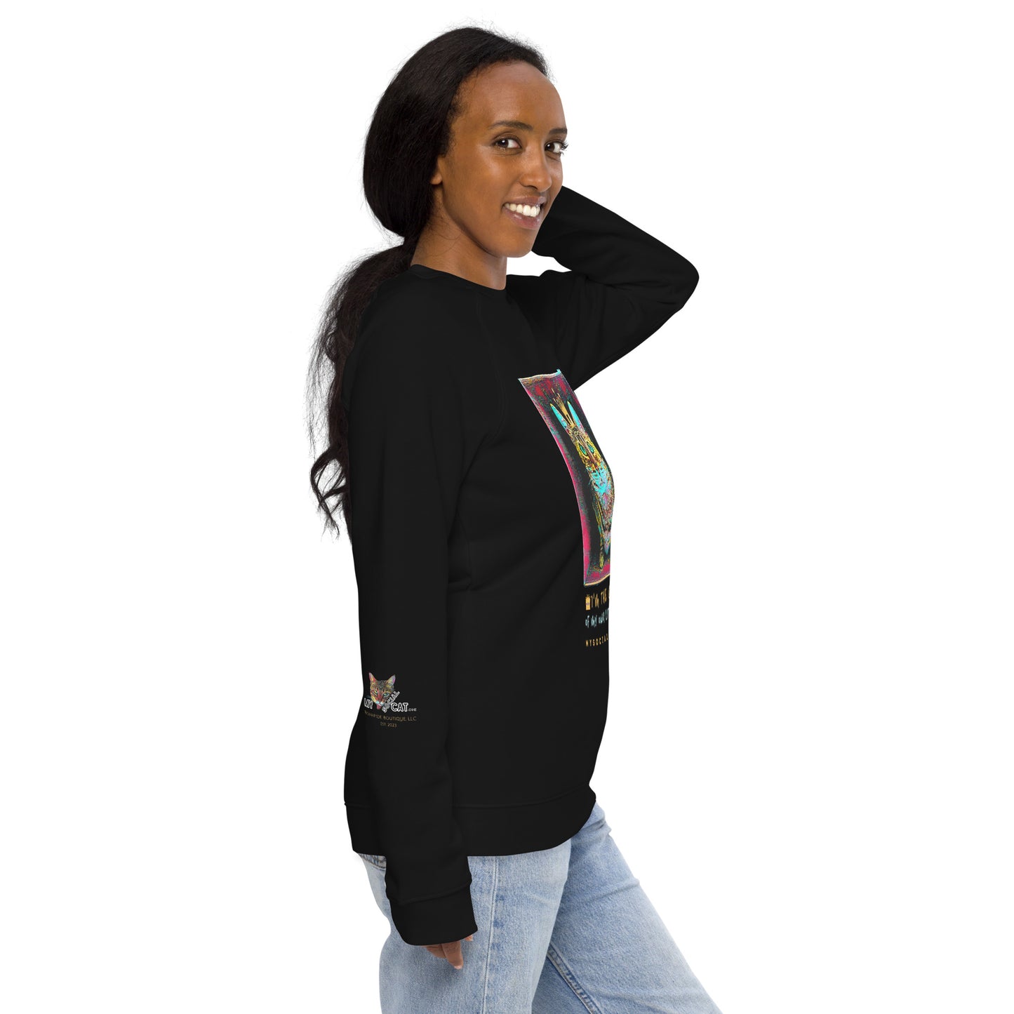 I'm the Queen Organic Raglan Sweatshirt
