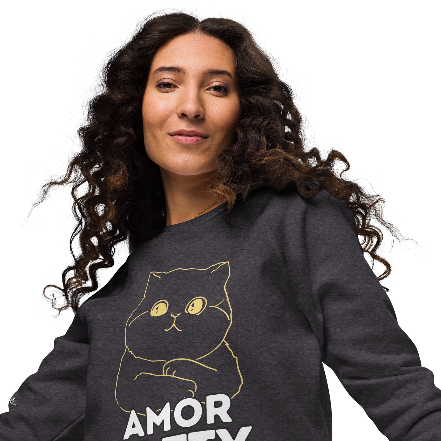 Amor Fatty Unisex Organic Plush Sweatshirt