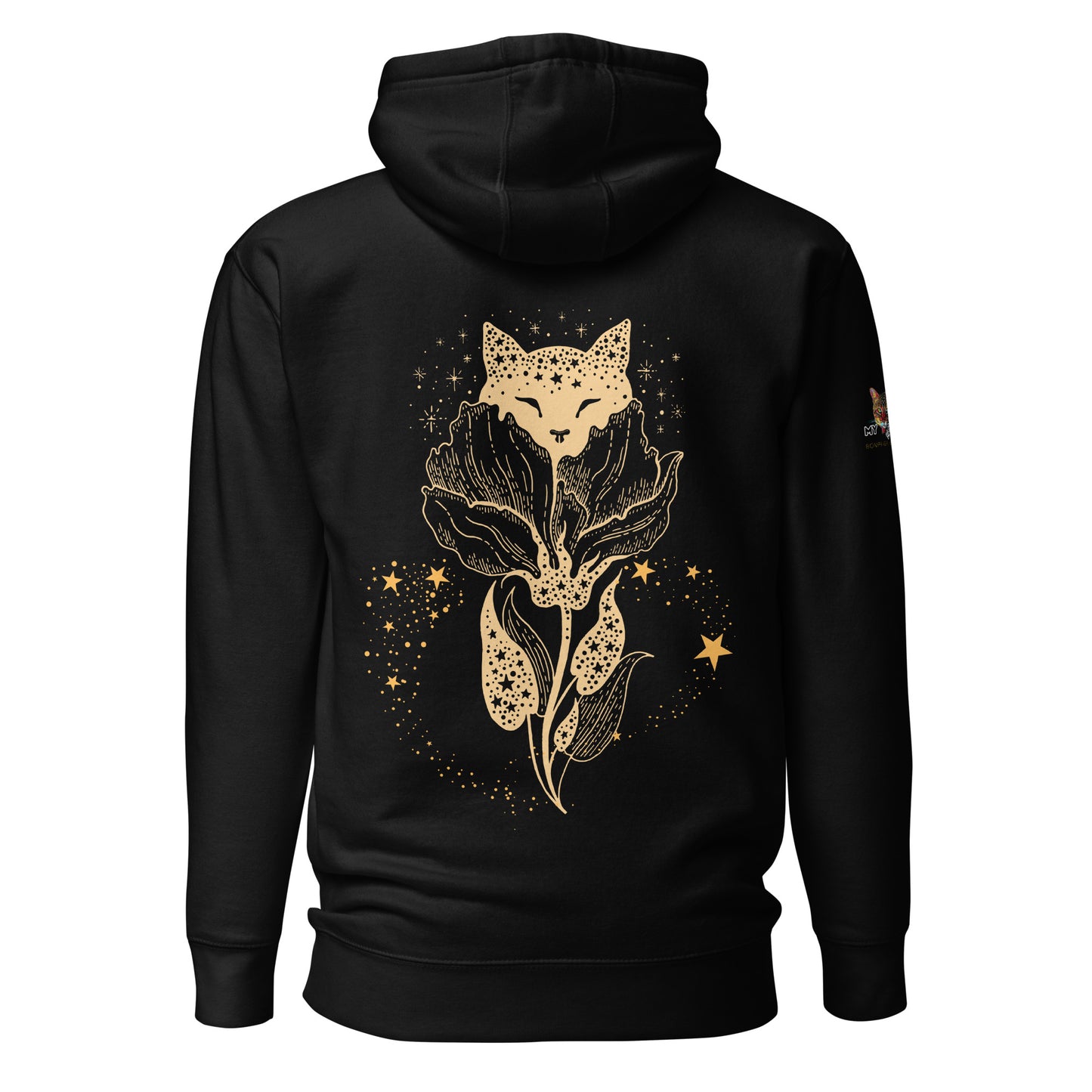 Cat Flower Unisex Hoodie