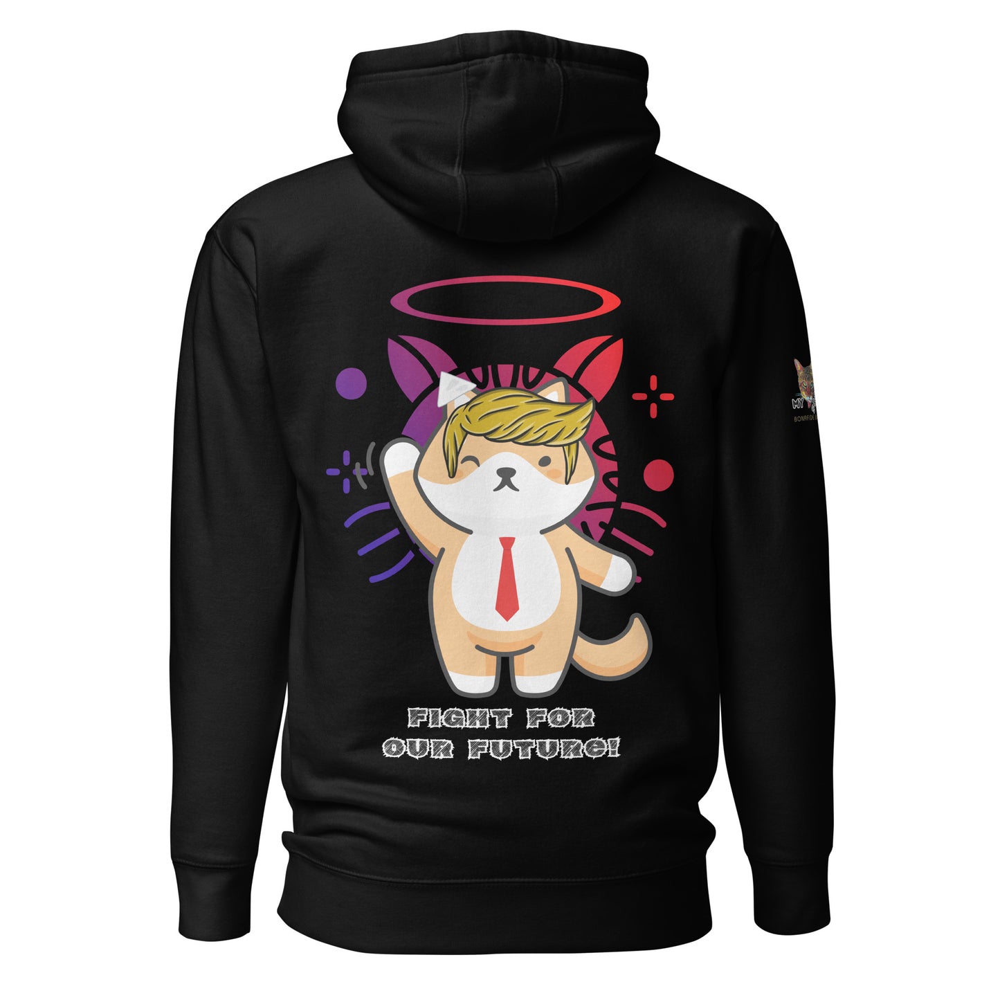 unisex-premium-hoodie-black-back-66a0422d6d977 trump top dog fight for our future
