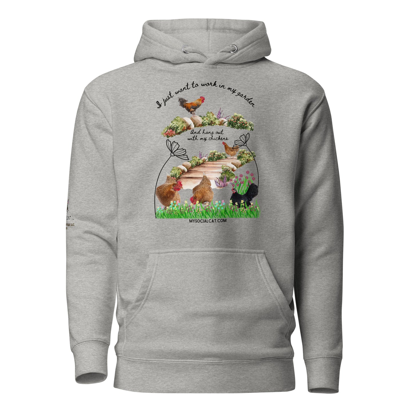 Work In My Garden Unisex Soft Hoodie