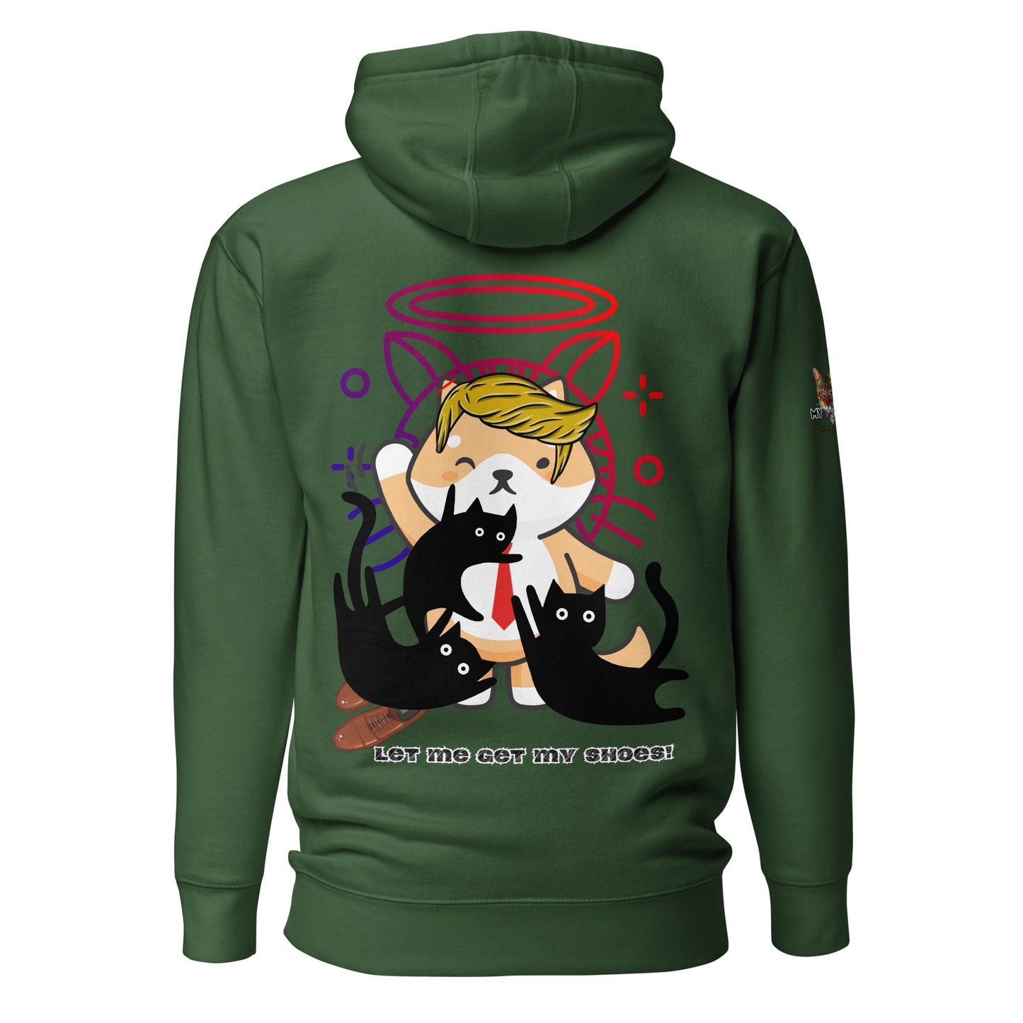 unisex-premium-hoodie-forest-green-back-669f65c05d500 trump let me get my shoes