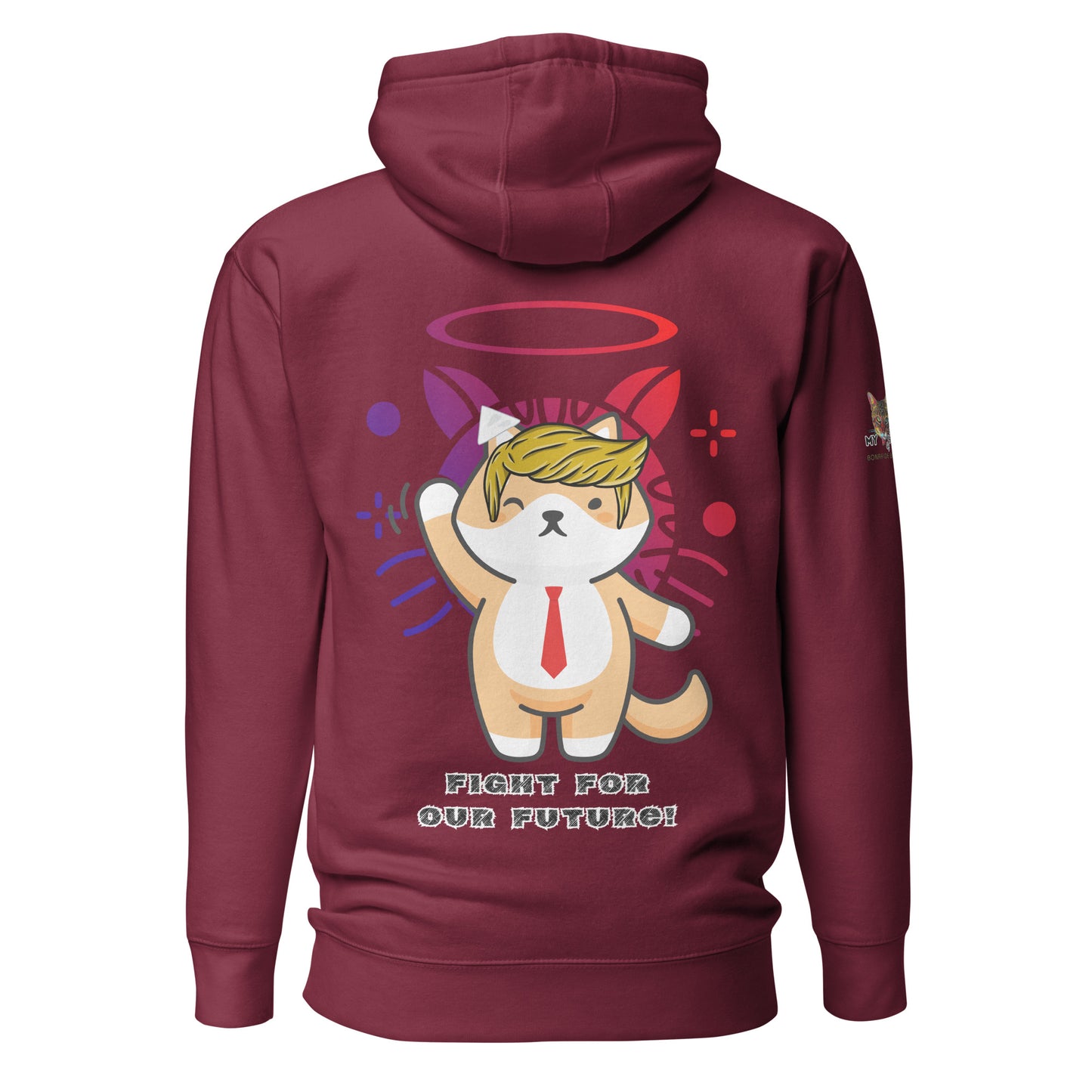 unisex-premium-hoodie-maroon-back-66a0422dac60d trump top dog fight for our future