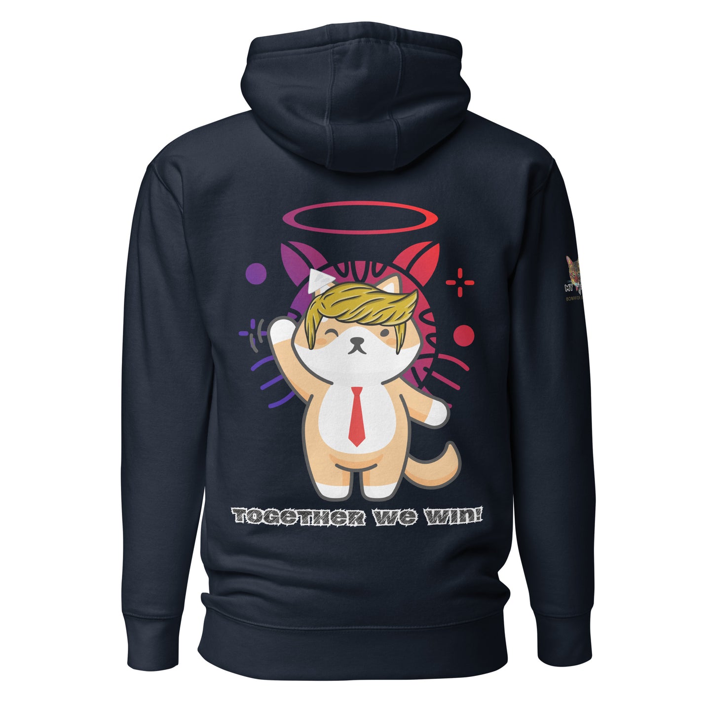 unisex-premium-hoodie-navy-blazer-back-66a152c01da16 trump together we win