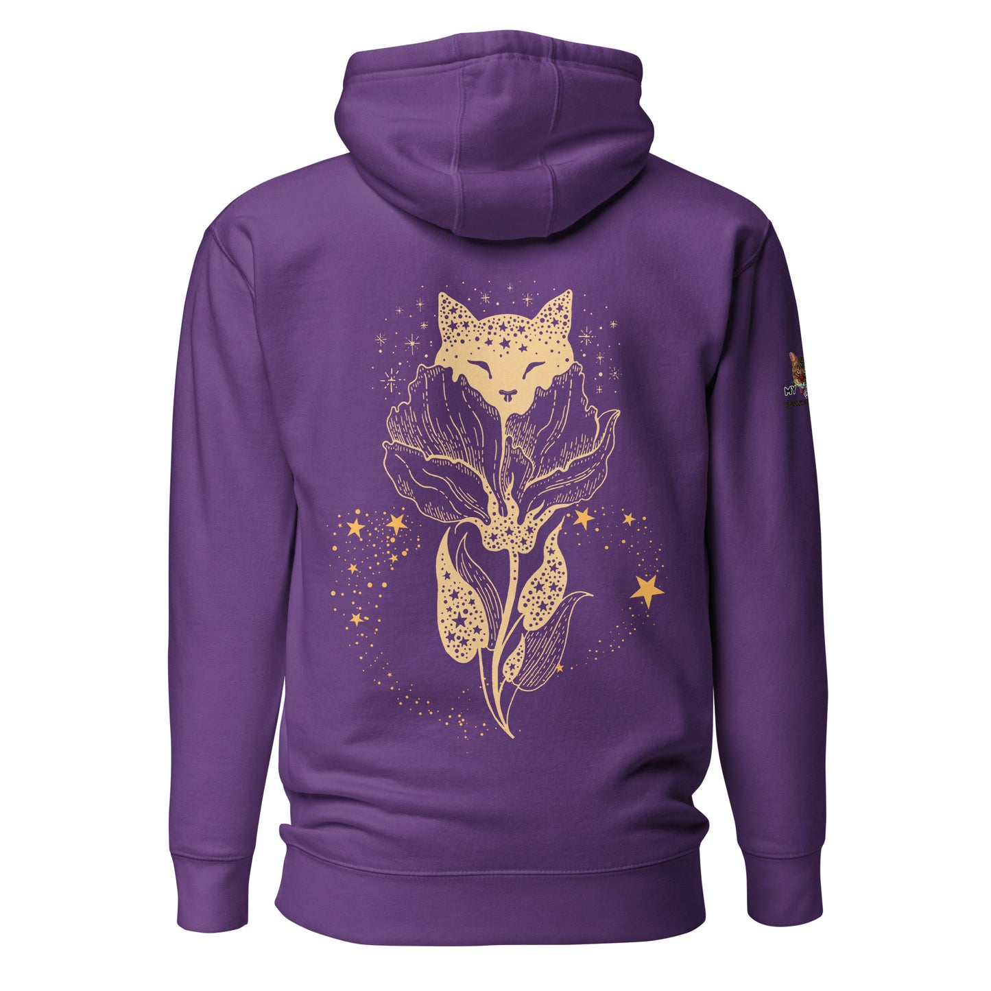 Cat Flower Unisex Hoodie