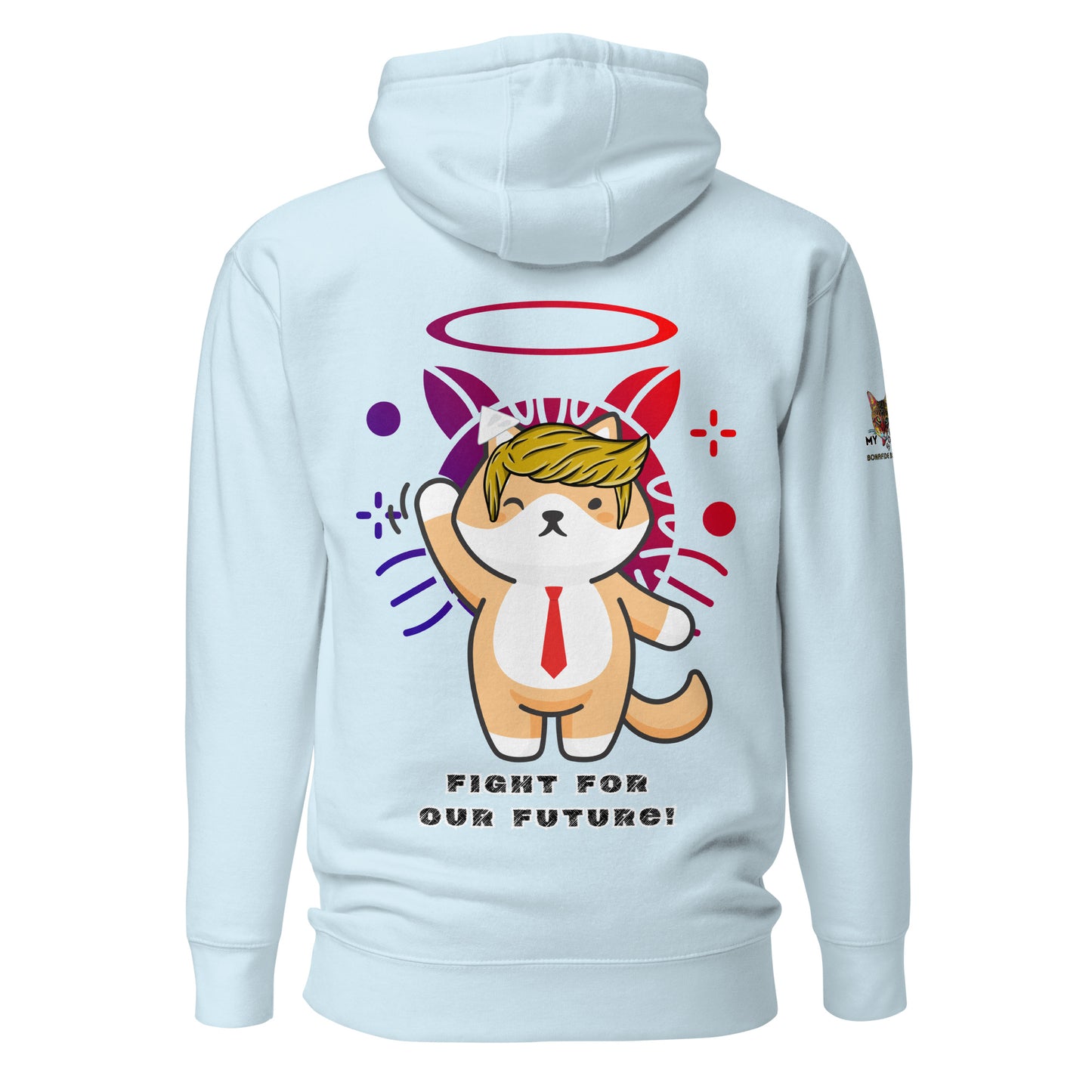 unisex-premium-hoodie-sky-blue-back-66a0422fd6a05 trump fight for our future