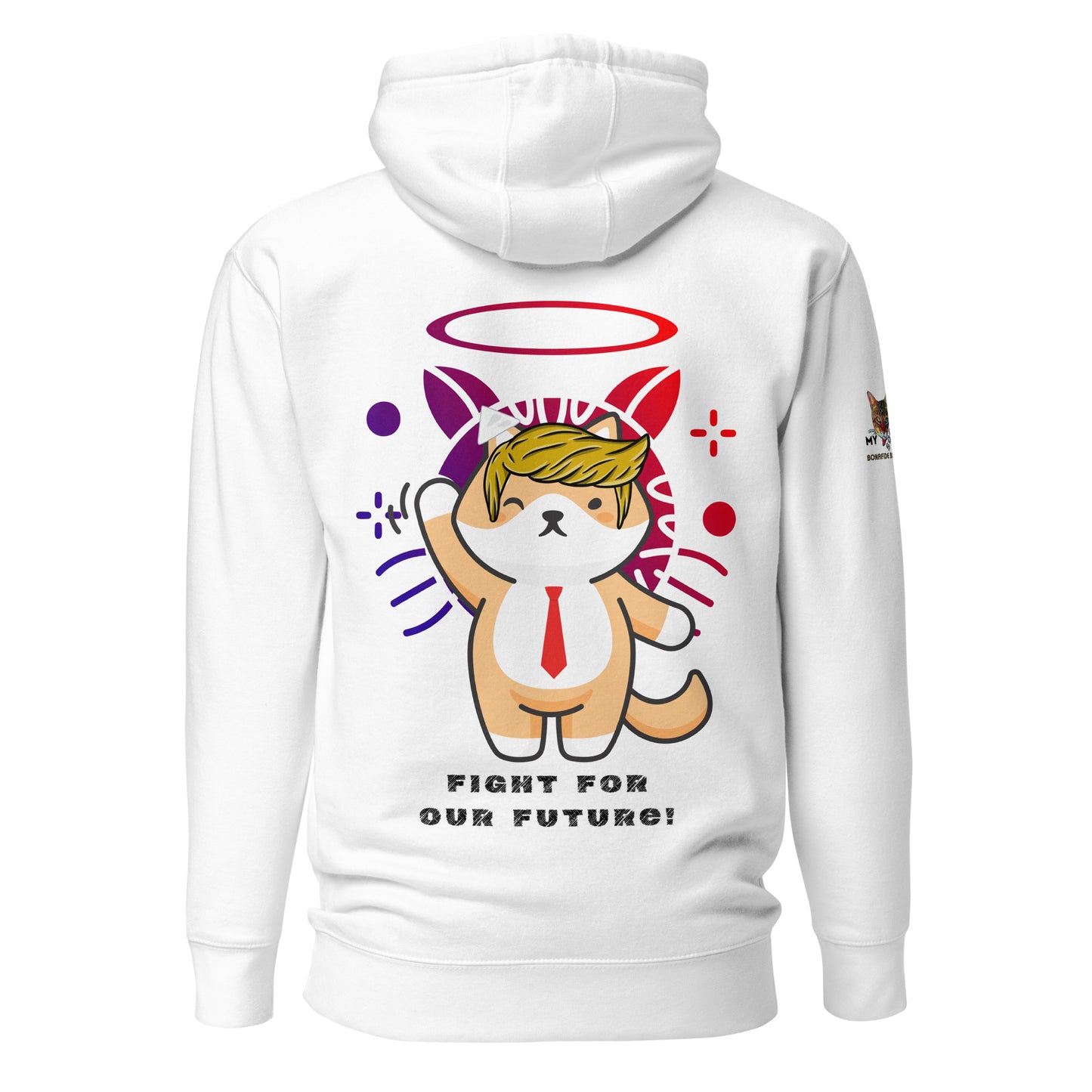 unisex-premium-hoodie-white-back-66a042307624e trump fight for our future